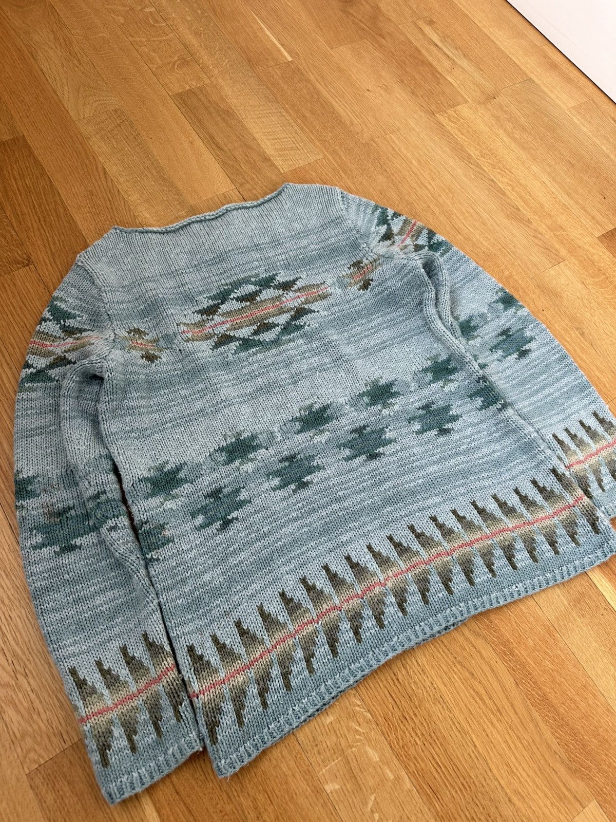Polo Ralph Lauren Polo Ralph Lauren Aztec Hand Knit Linen Sweater Size US S / EU 44-46 / 1 - 11 Thumbnail