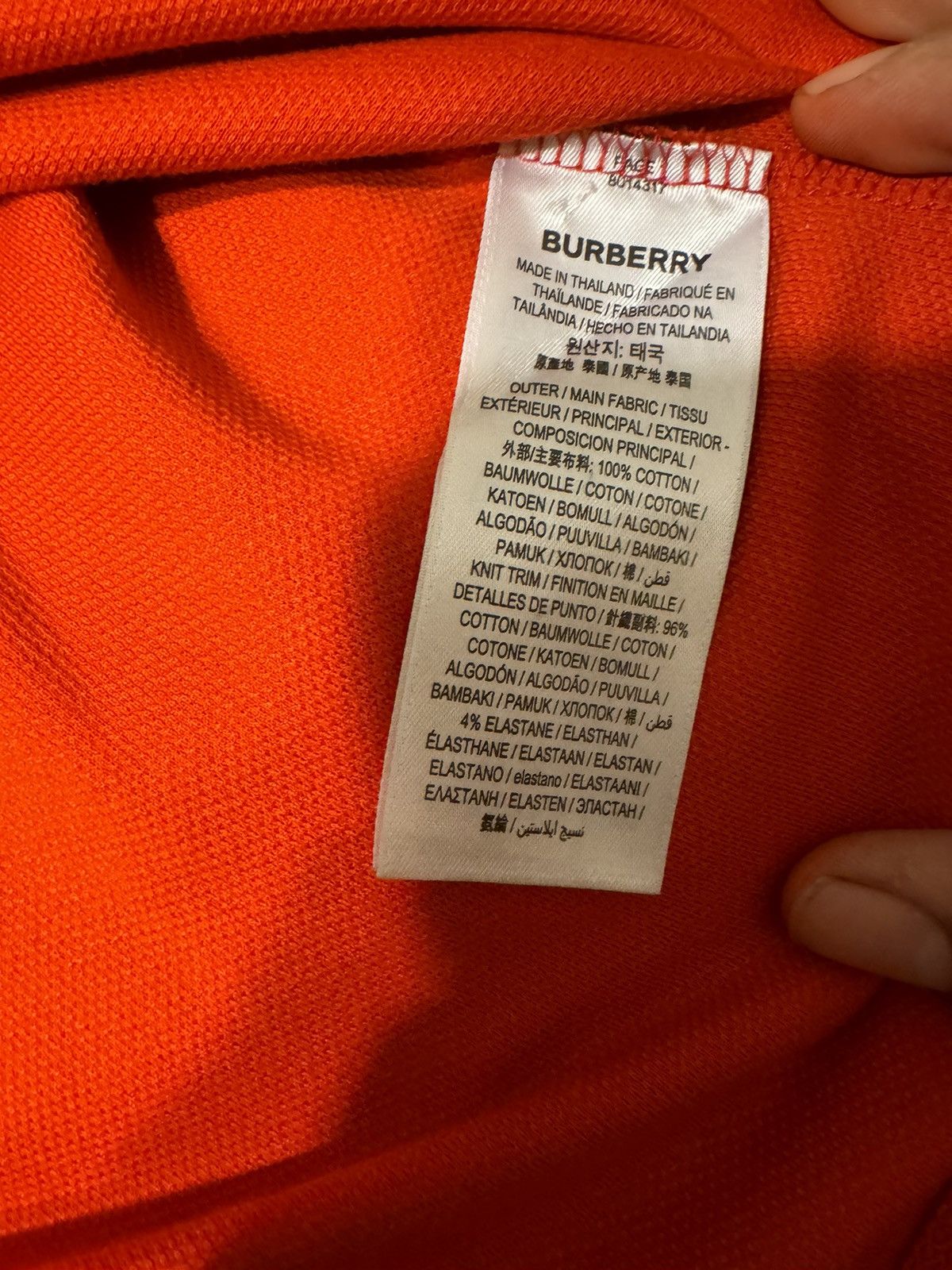 Burberry BURBERRY POLO SHIRT Size US M / EU 48-50 / 2 - 3 Thumbnail