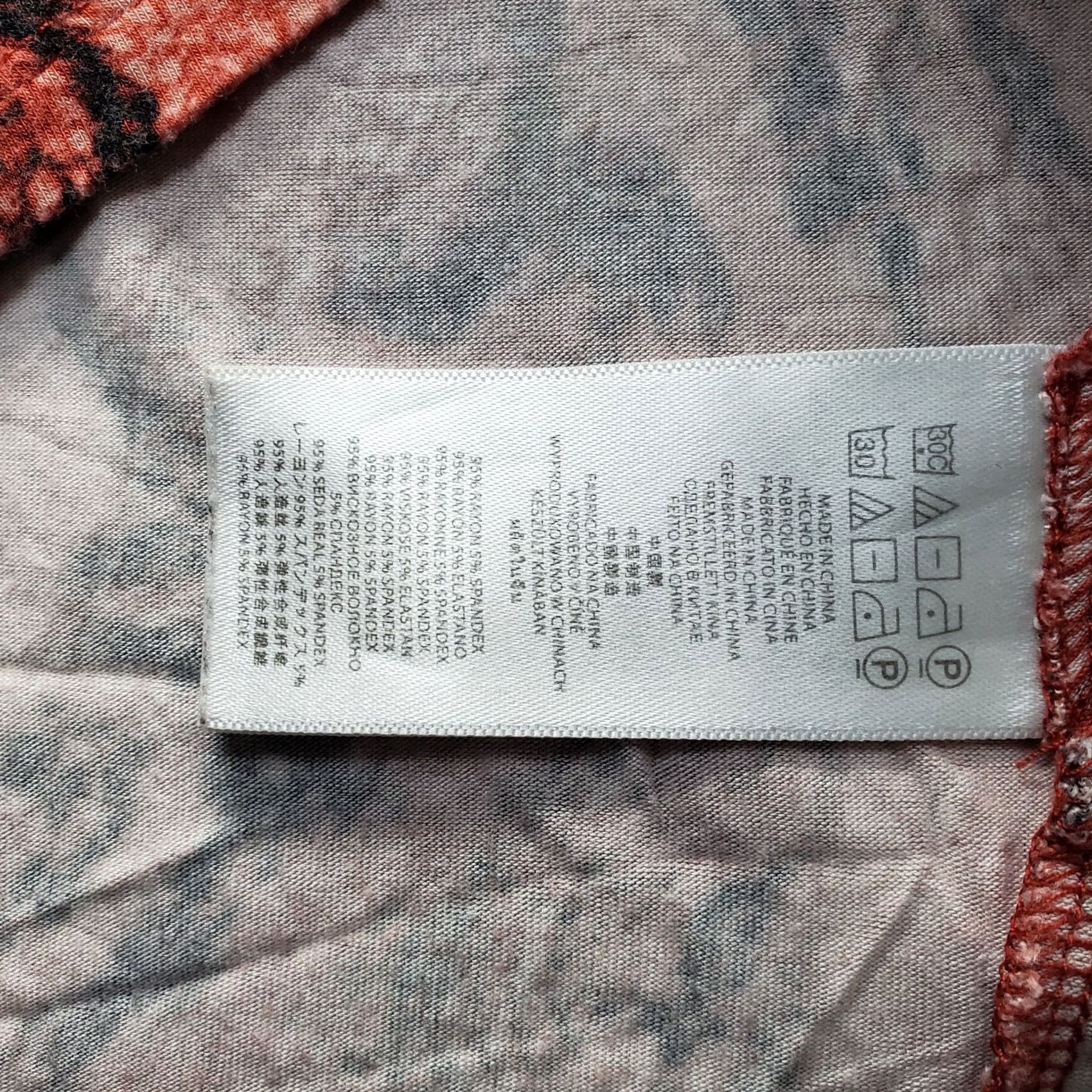 Michael Kors Michael Kors Blouse Womens Large Multi Animal Print Dolman Sleeve Pullover Shirt Size L / US 10 / IT 46 - 6 Thumbnail