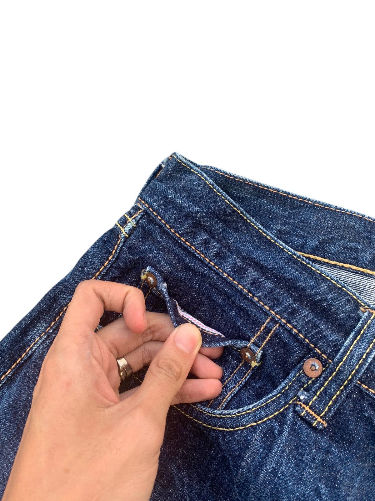 Kapital RARE VINTAGE SUGAR CANE STAR SELVEDGE JAPANESE DENIM Size US 32 / EU 48 - 14 Thumbnail
