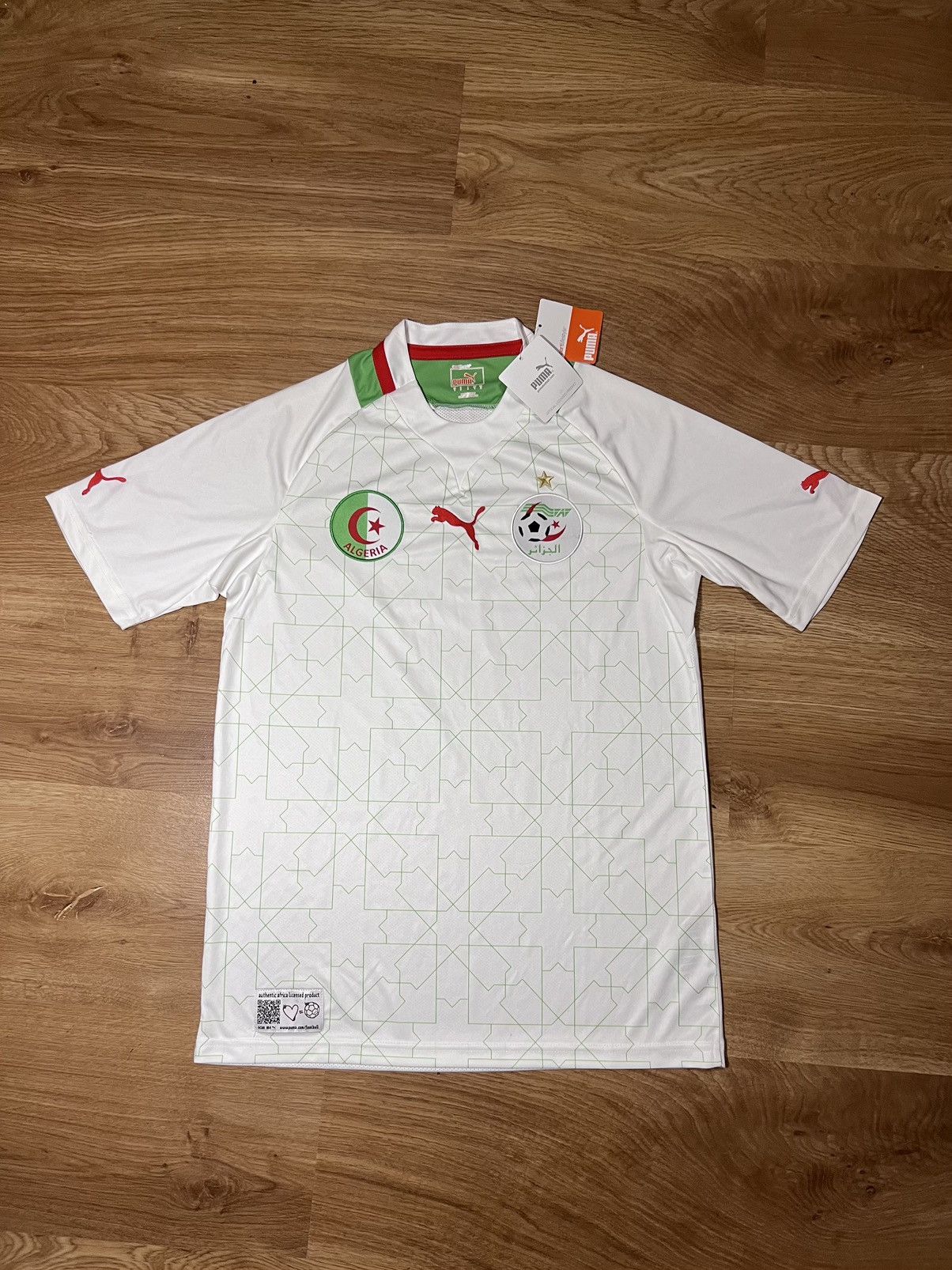Designer × Puma Puma Algeria national footbal team shirt drill drip y2k Size US S / EU 44-46 / 1 - 1 Thumbnail