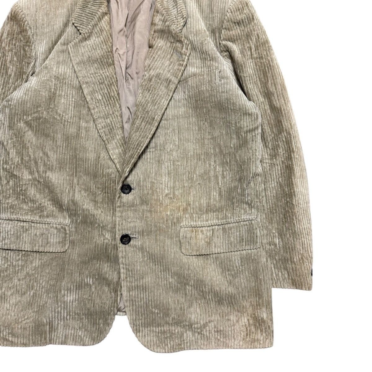 Comme des Garcons Homme Vintage 80s Comme Des Garcons Homme Corduroy Casual Jacket Size US S / EU 44-46 / 1 - 4 Thumbnail
