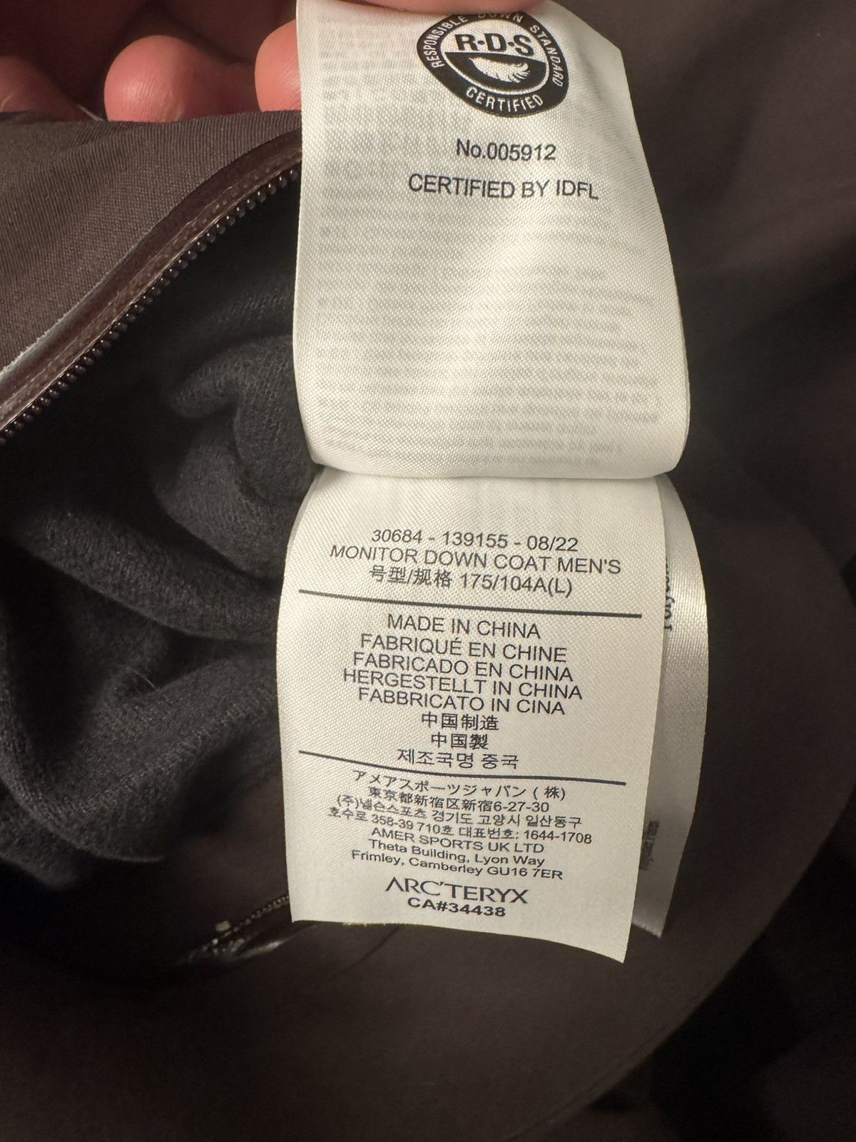 Veilance Veilance Monitor Down Coat Size US L / EU 52-54 / 3 - 5 Thumbnail