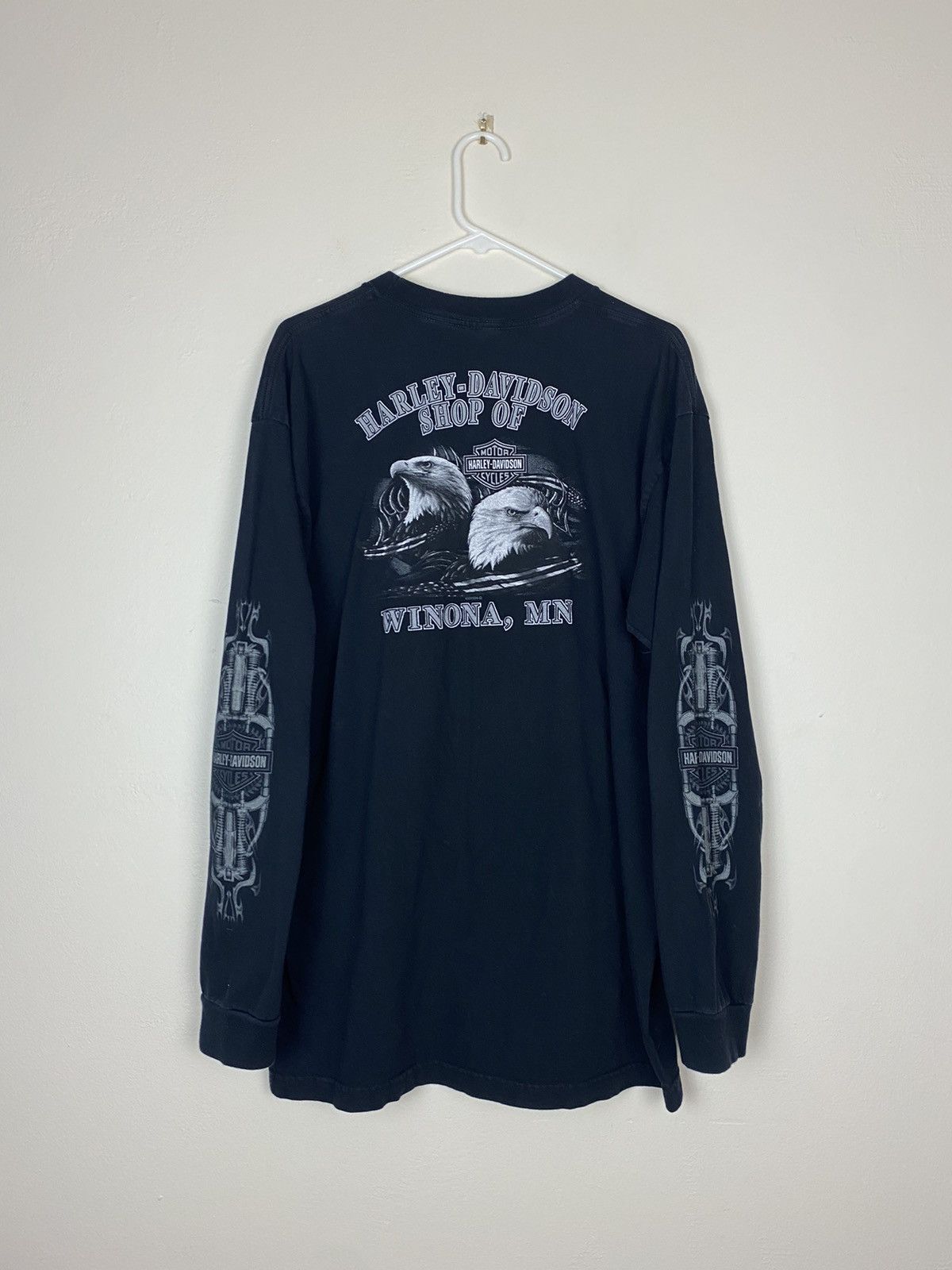 Harley Davidson Vintage Harley Davidson Long sleeve Graphic y2k insane Size US XL / EU 56 / 4 - 8 Thumbnail