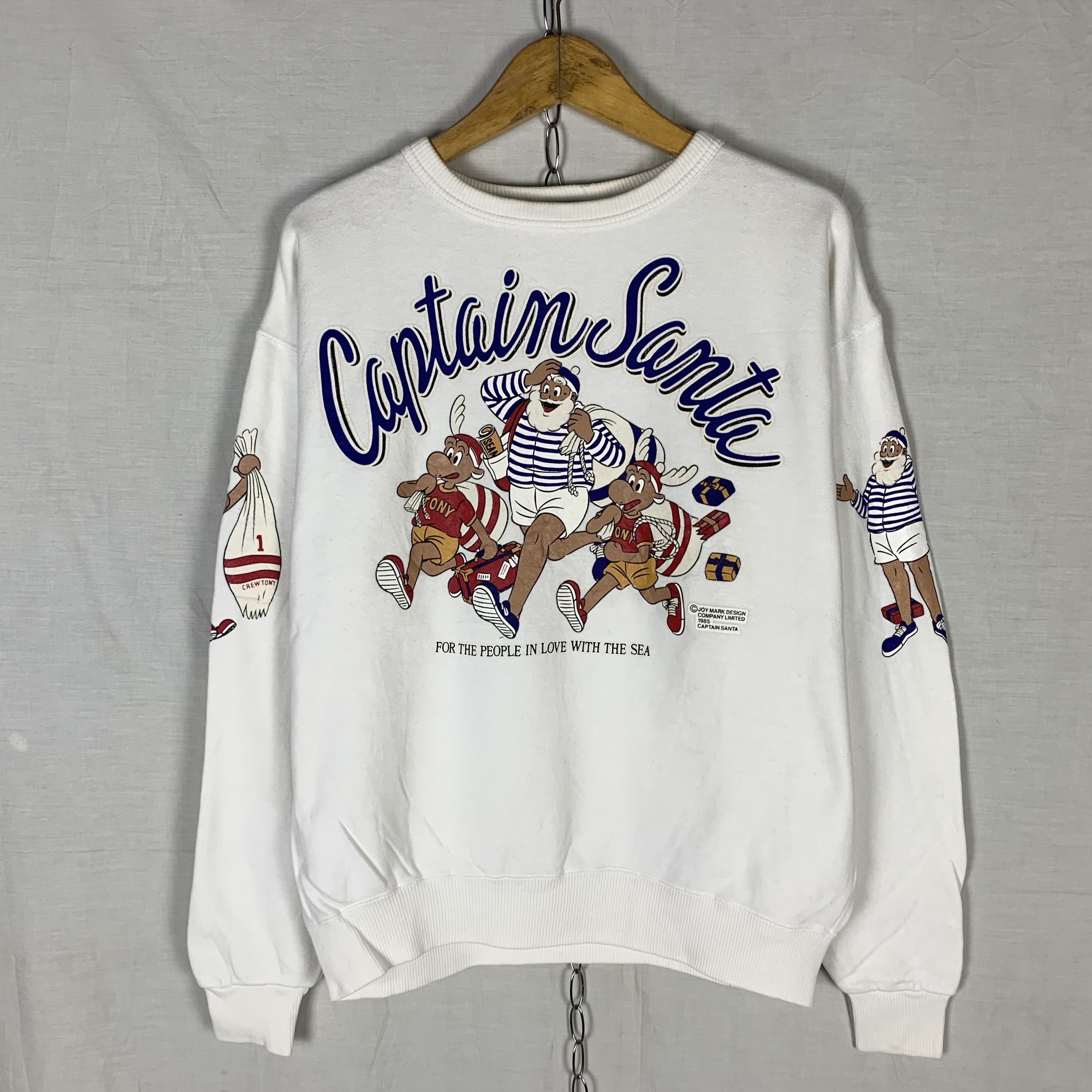 Cartoon Network Vintage Captain Santa Sweatshirt Crewneck Size US M / EU 48-50 / 2 - 1 Thumbnail