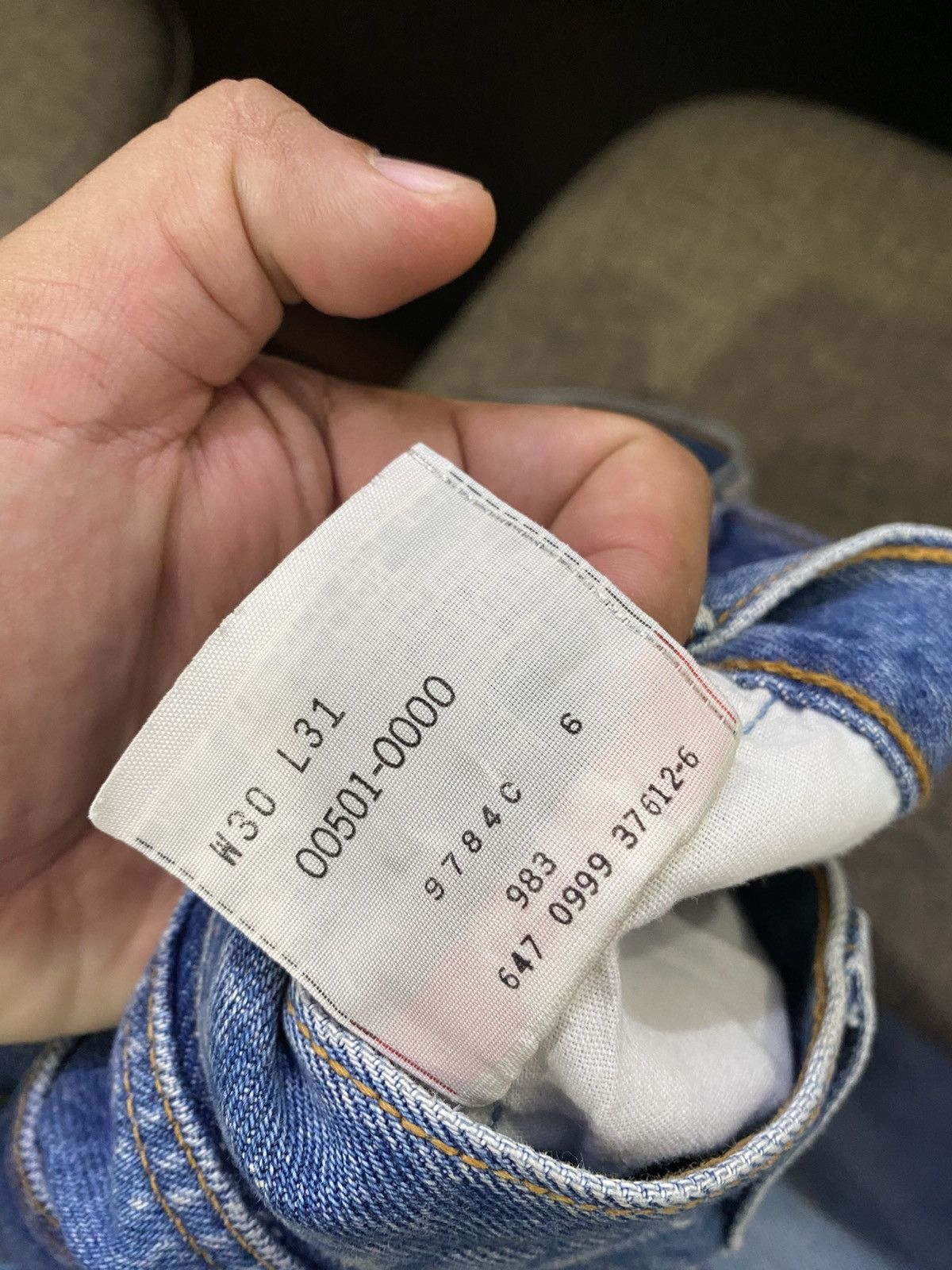 Levi's × Levi's Vintage Clothing × Vintage W29x28 Vintage levi's 501xx made in MEXICO Size US 29 - 9 Thumbnail