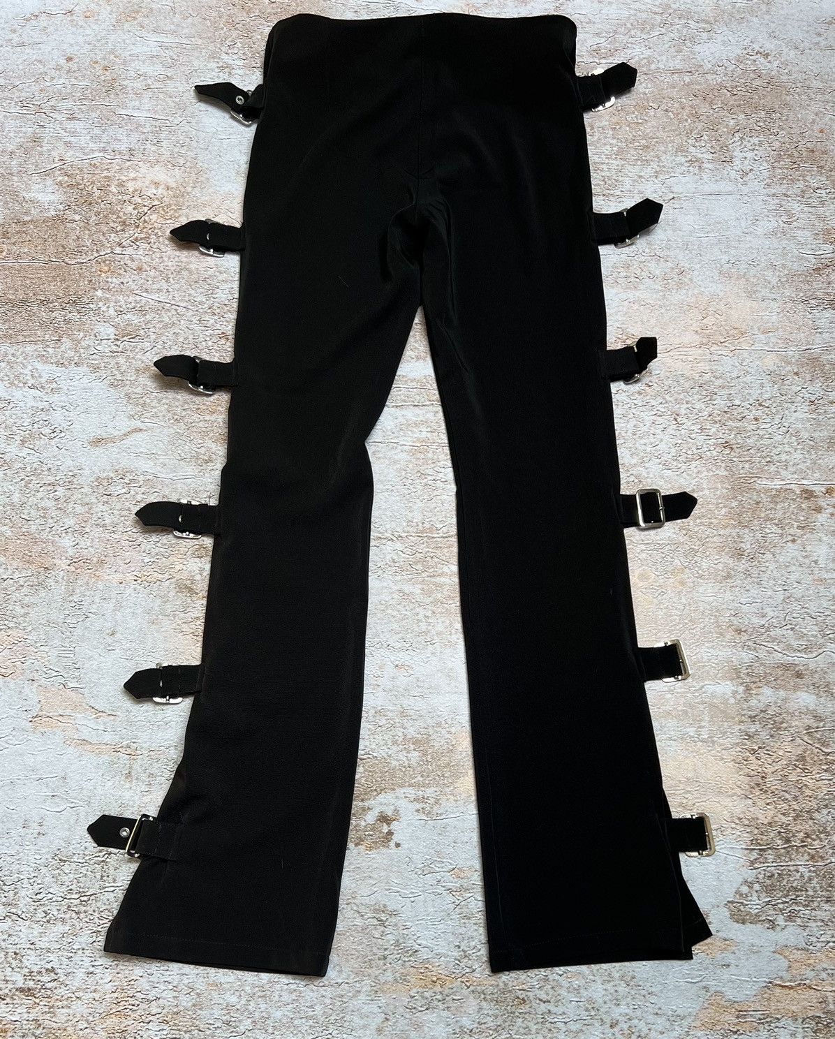 Japanese Brand × Vintage Vintage Japanese gothic flare pants Size 28" / US 6 / IT 42 - 6 Thumbnail
