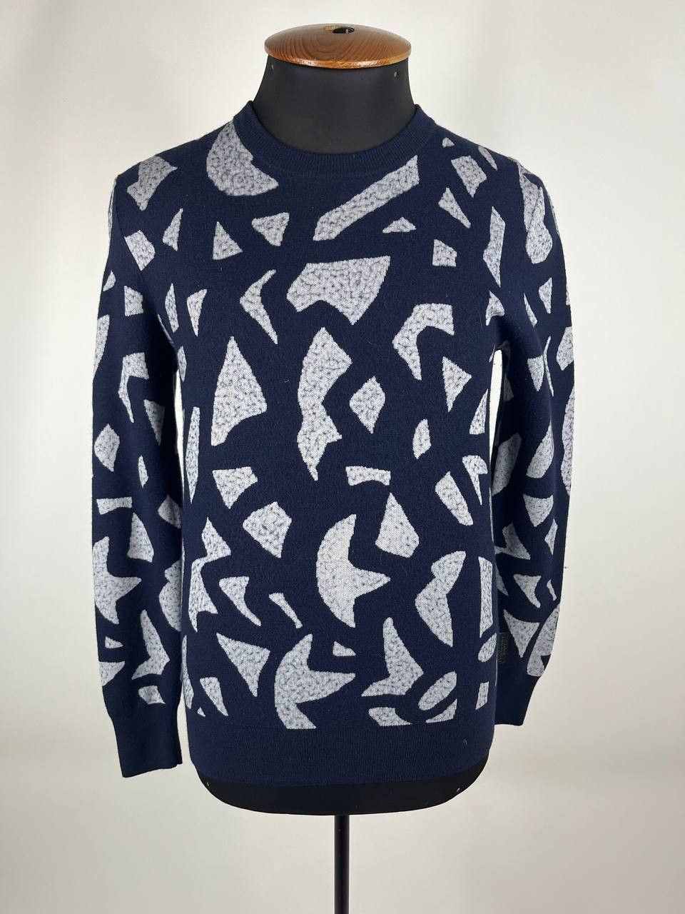 Burberry Burberry Brit Men Wool Printed Sweater Size M (0617) Size US M / EU 48-50 / 2 - 1 Thumbnail