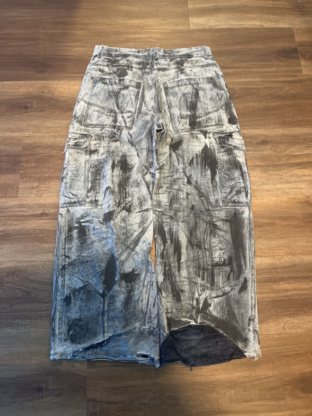 Other baggy painted cargo jeans Size US 34 / EU 50 - 2 Thumbnail