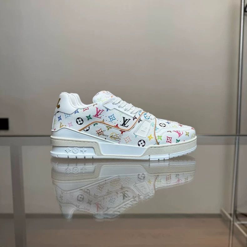 Louis Vuitton Louis Vuitton LV Trainer Multicolor Sneakers-2507 Size US 6 / EU 39 - 2 Thumbnail