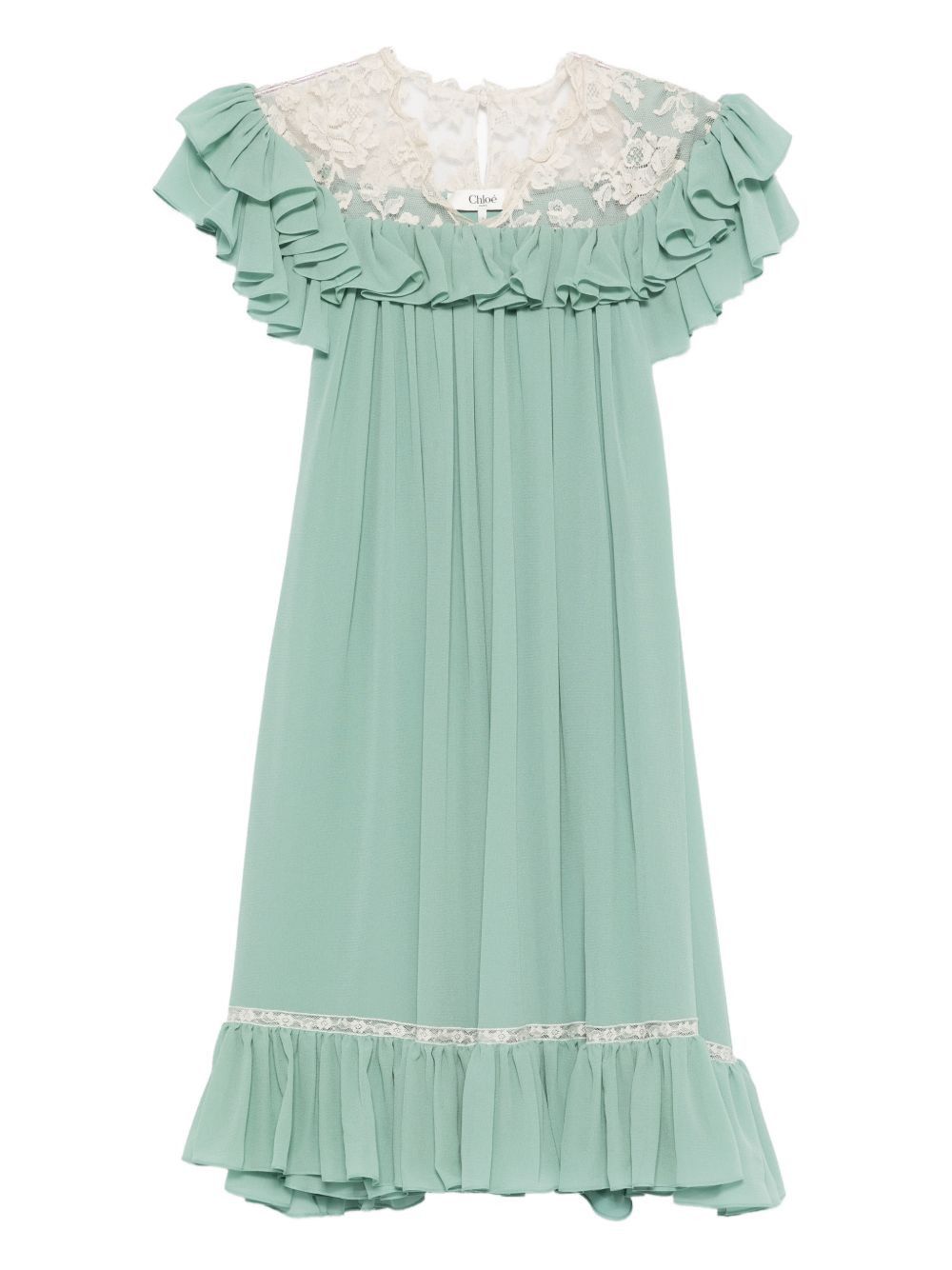 Chloe SILK MINI DRESS Size S / US 4 / IT 40 - 1 Thumbnail