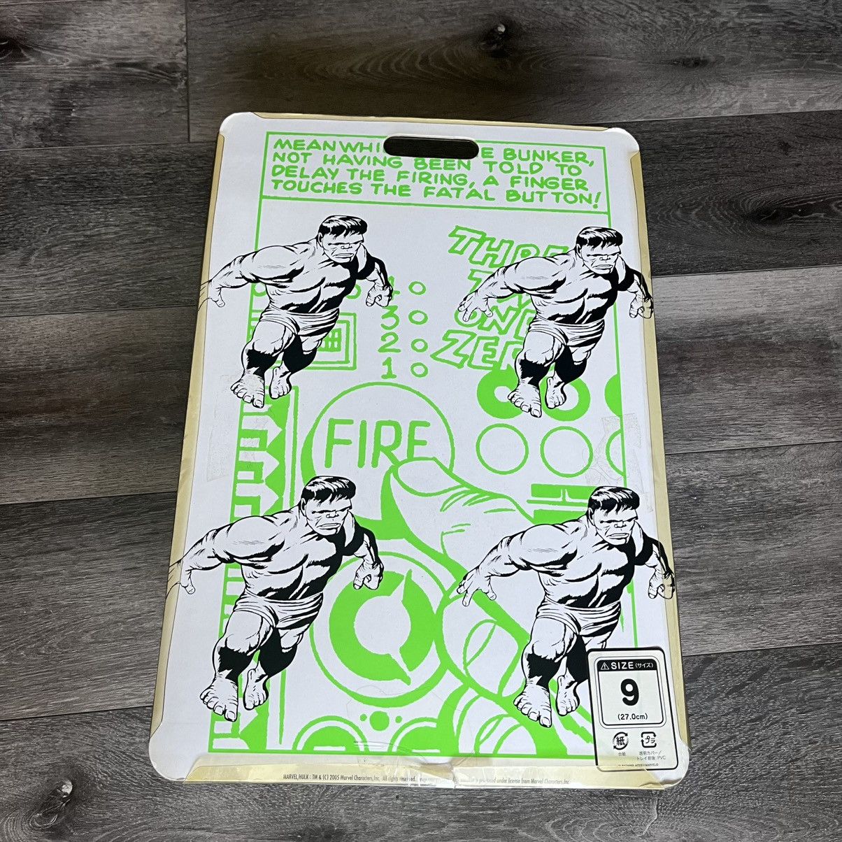 Bape × Marvel Comics RARE OG 2005 A BATHING APE BAPESTA HULK MARVEL LOW SHOES 9 Size US 9 / EU 42 - 14 Thumbnail