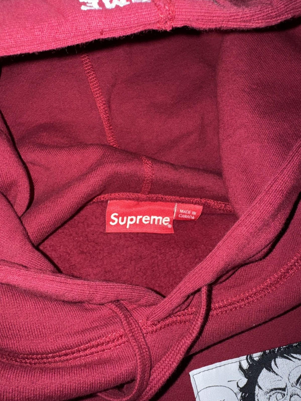 Supreme Supreme Akira Patches Hoodie Maroon Size US M / EU 48-50 / 2 - 4 Thumbnail