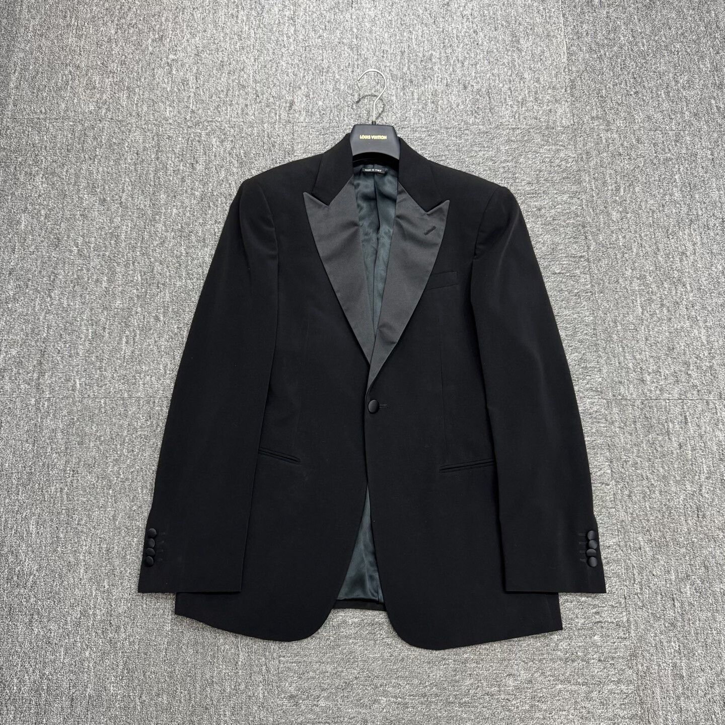 Giorgio Armani black nylon patchwork suit jacket Size US L / EU 52-54 / 3 - 1 Thumbnail