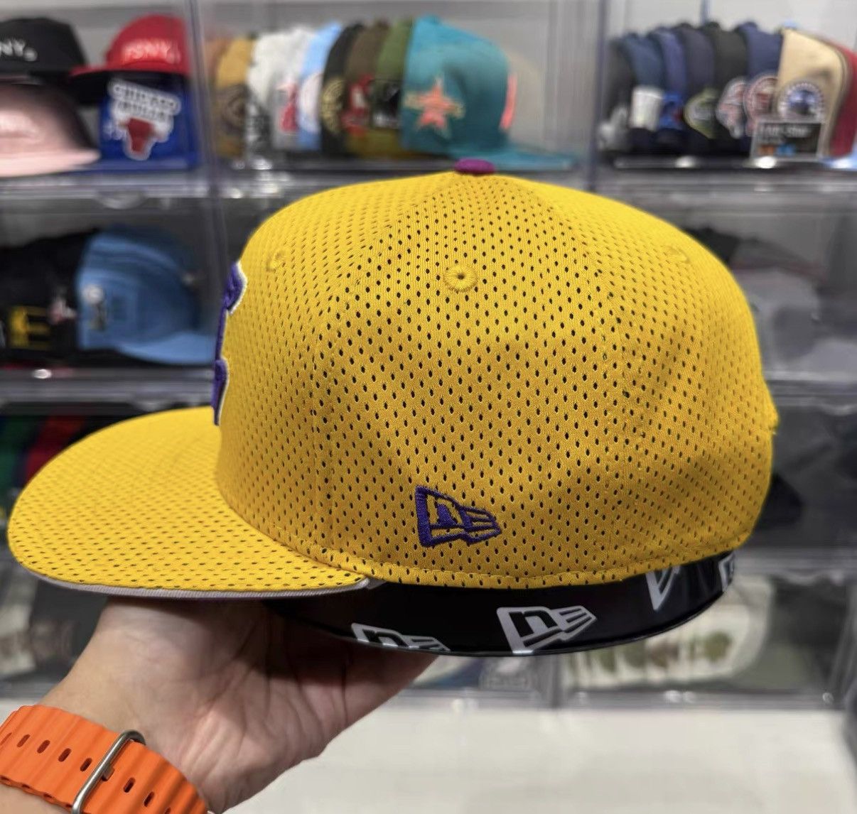New Era New Era NBA Los Angeles Lakers Jersey Baseball Cap J32 Size ONE SIZE - 2 Thumbnail