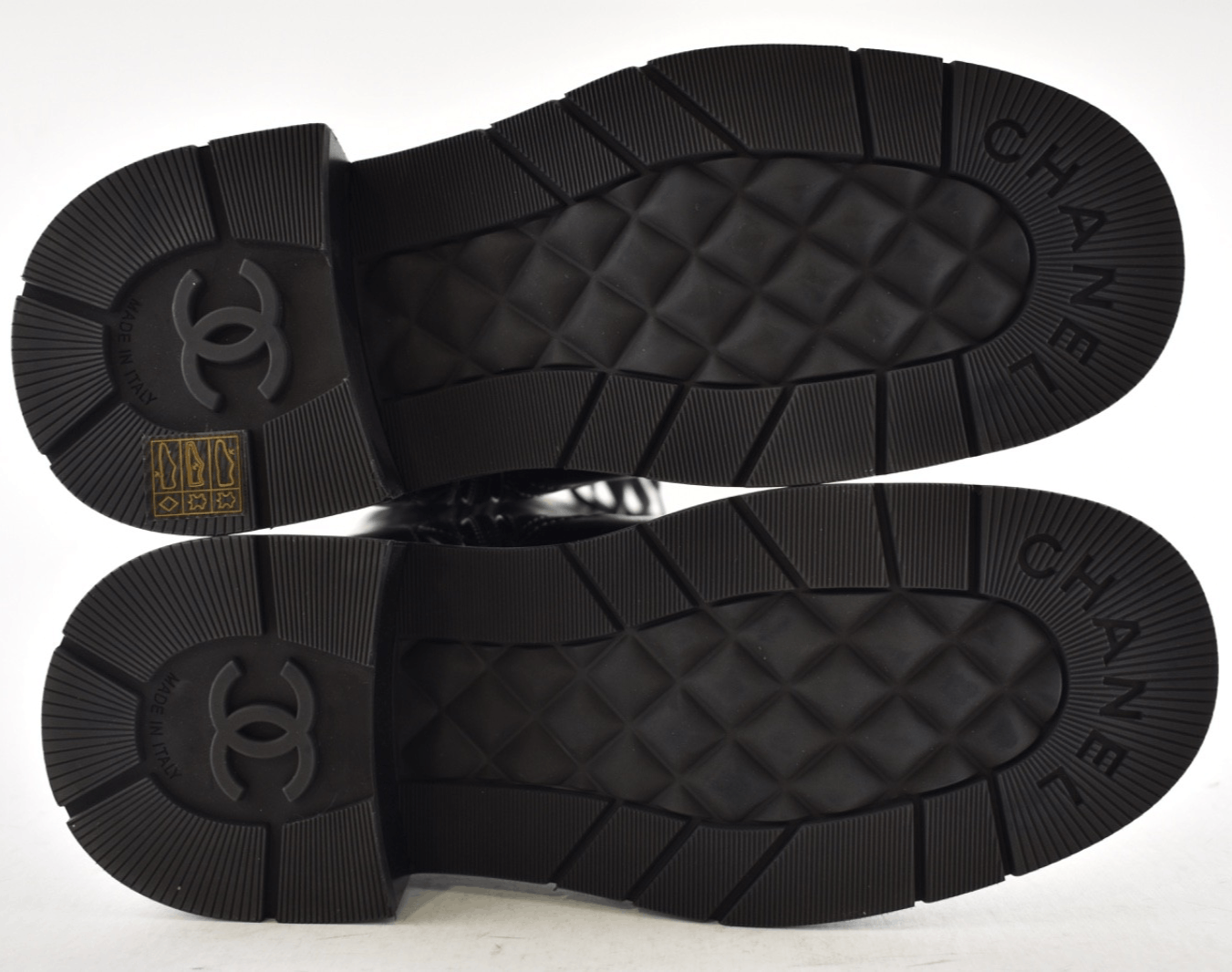 Chanel 24K Quilted Leather CC Combat Lace Military Tall Boot 38.5 Size US 8.5 / IT 38.5 - 16 Thumbnail