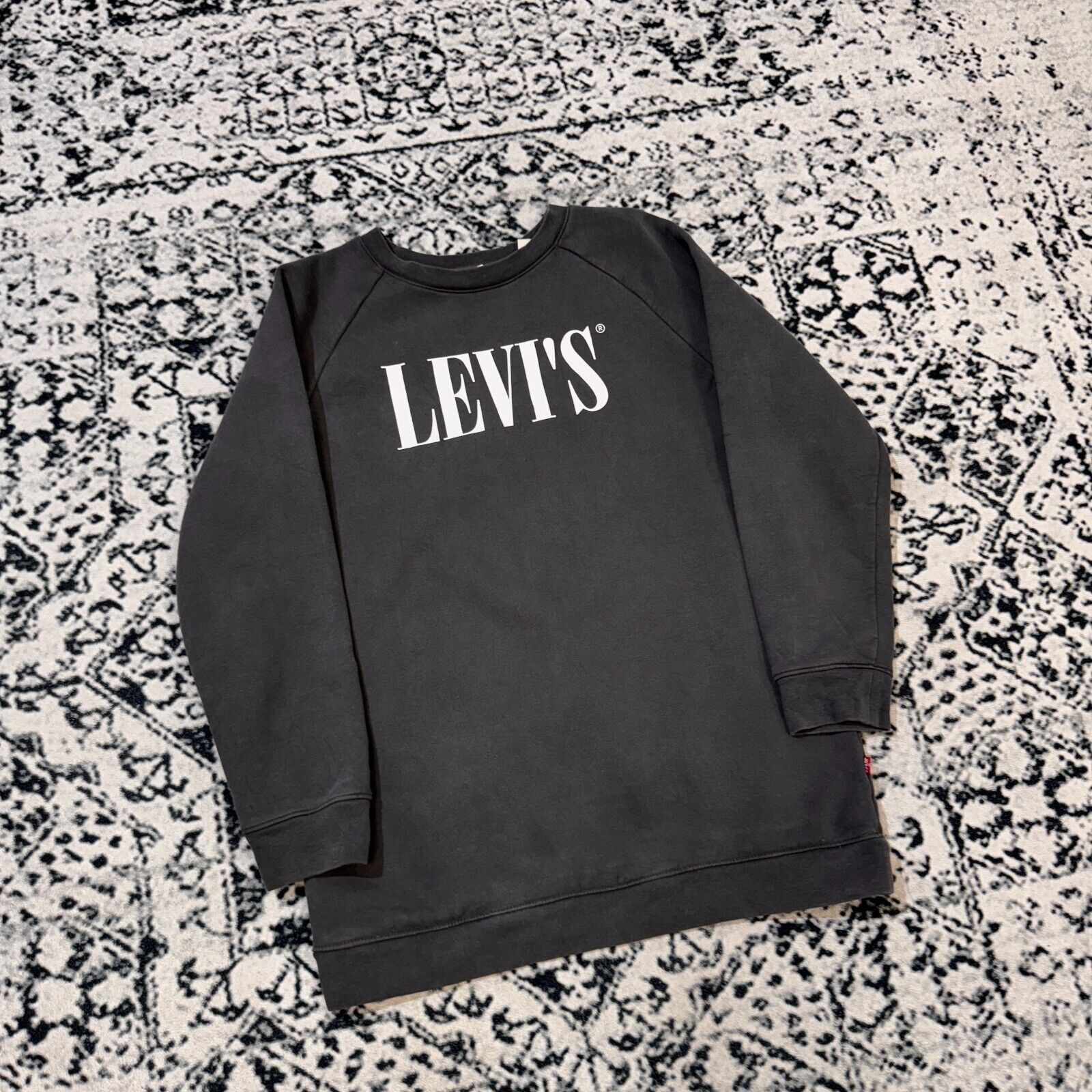 Levi's × Vintage Vintage Levi’s Gray Cotton Crewneck Size L Y2K 90s Casual Size US L / EU 52-54 / 3 - 3 Thumbnail