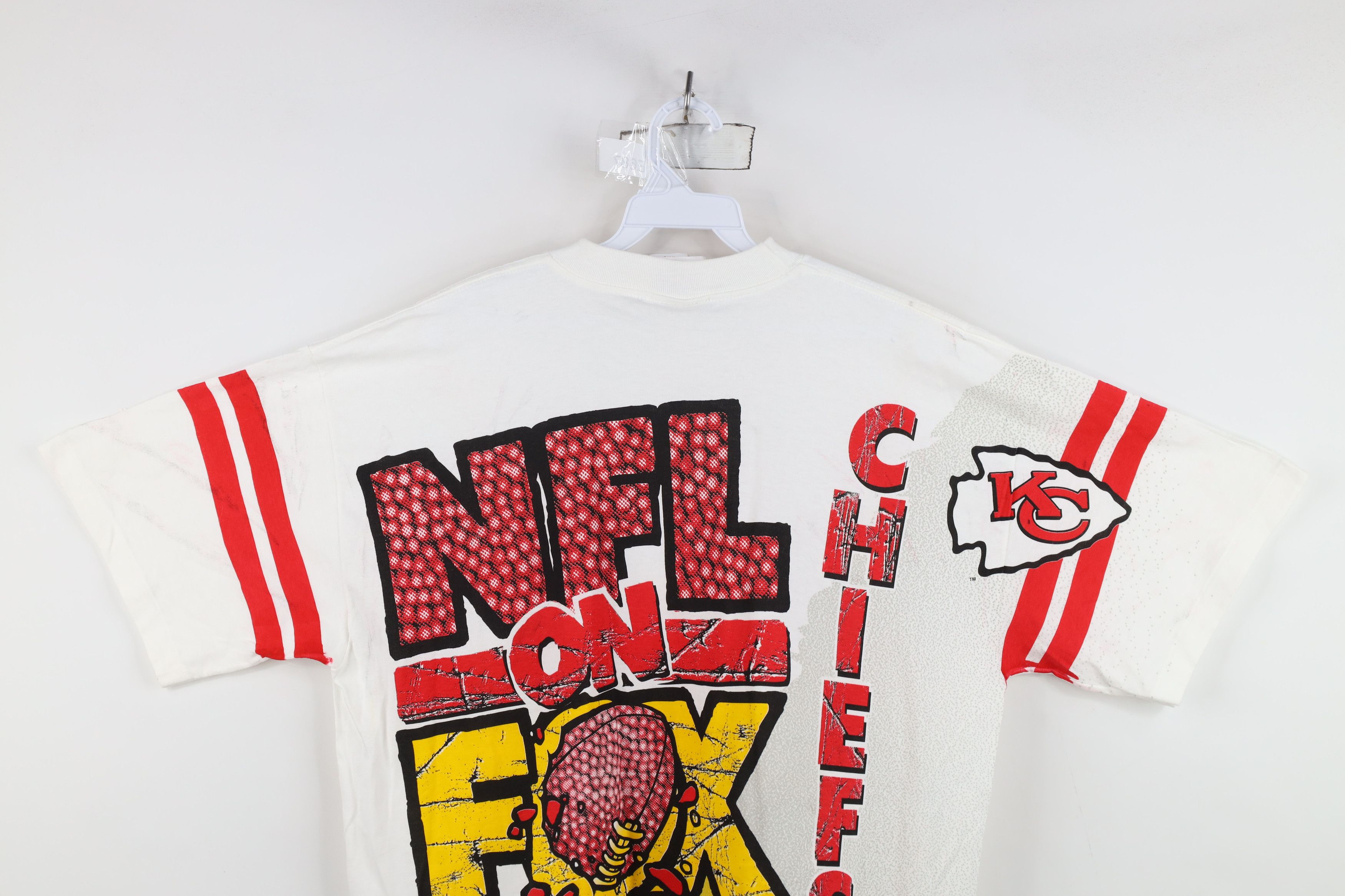 Vintage Vintage 90s City Chiefs Football All Over Print T-Shirt USA Size US XL / EU 56 / 4 - 13 Thumbnail
