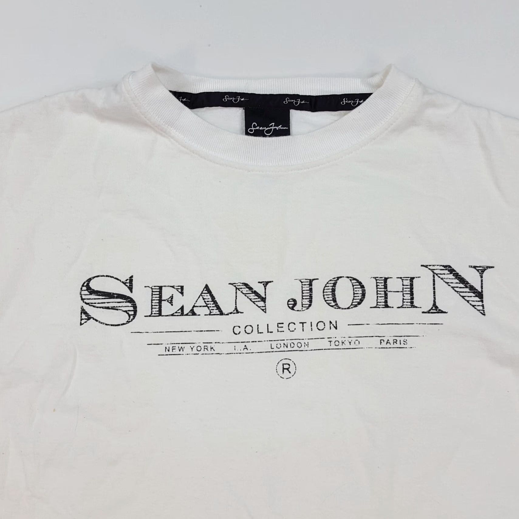 Sean John VTG Sean John T-Shirt Long Sleeve White Crew Neck 90s Y2K Retro Graphic Mens Large White Vintage Graphic Print Mens Large Size US L / EU 52-54 / 3 - 5 Thumbnail