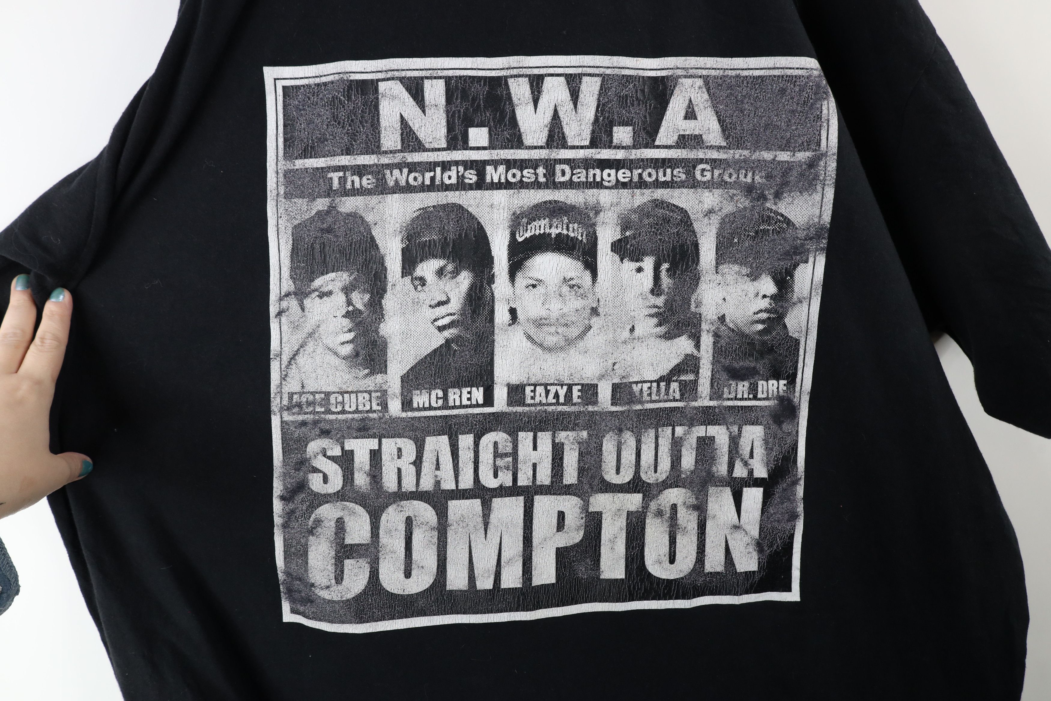 Vintage Vintage Streetwear Straight Outta Compton Rap Tee T-Shirt Size US XXL / EU 58 / 5 - 5 Thumbnail