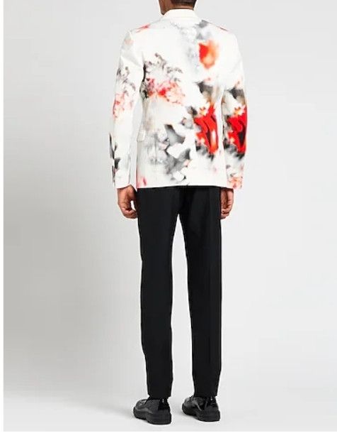 Alexander McQueen o1w1db10725 Obscured Flower Single-Breasted Jacket Size US L / EU 52-54 / 3 - 4 Thumbnail