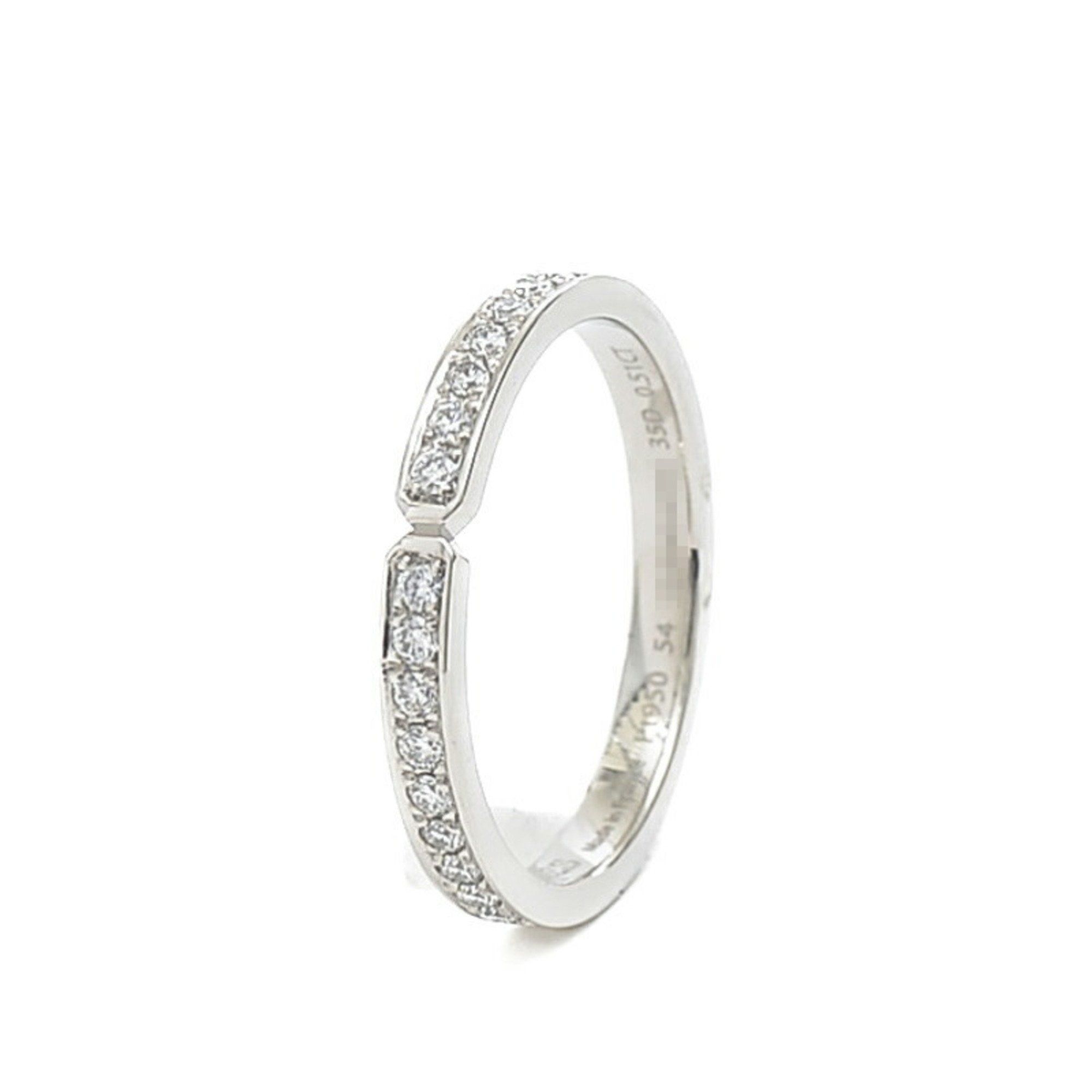 image of Hermes Everkelly Pm Wedding Ring Diamond D0.51Ct Pt950 54 in Platinum, Women's