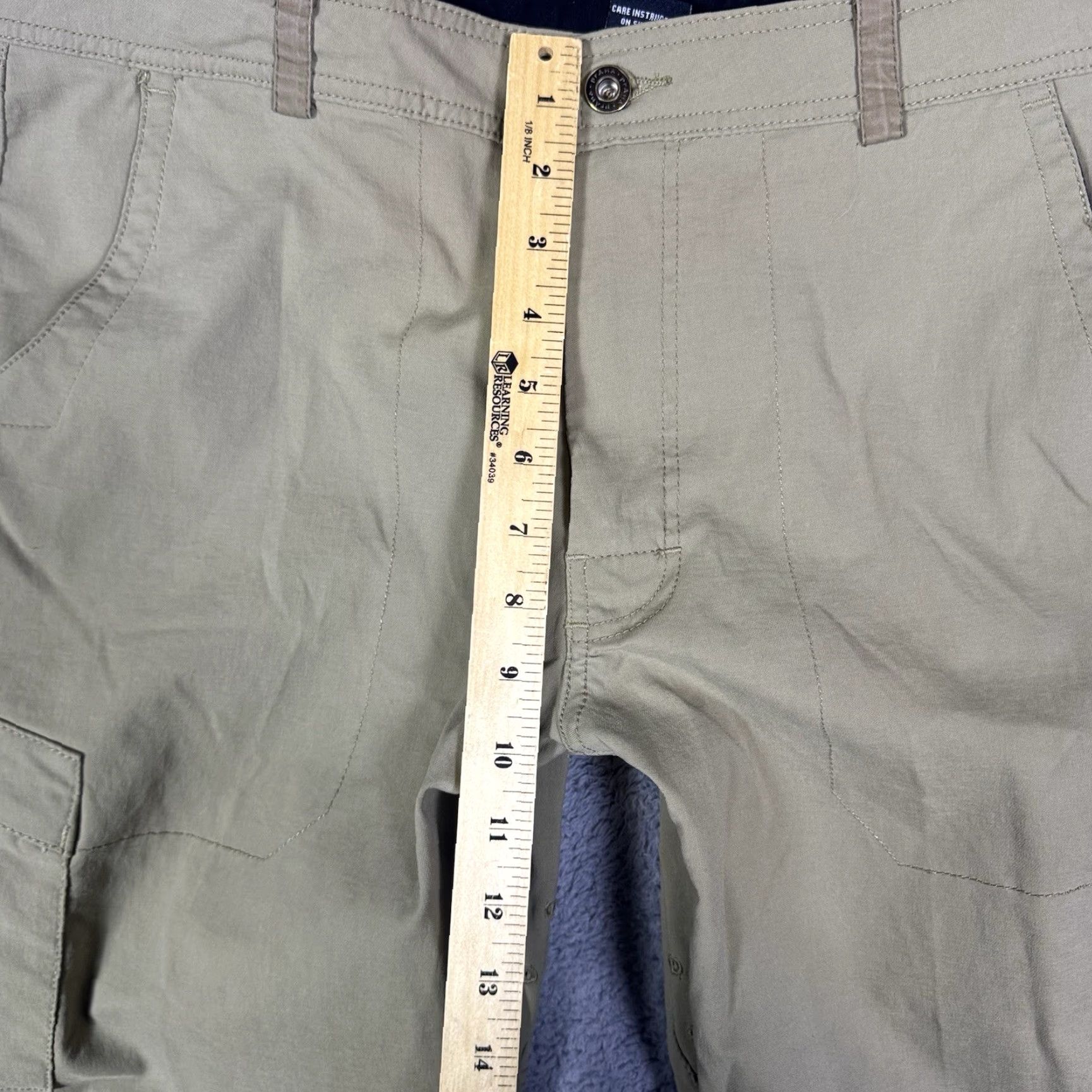 Prana Prana Pants Mens L 34x32 Stretch Zion Roll Up Snap Convertible Vintage Softshell Chino Baggy? Size US 34 / EU 50 - 7 Thumbnail