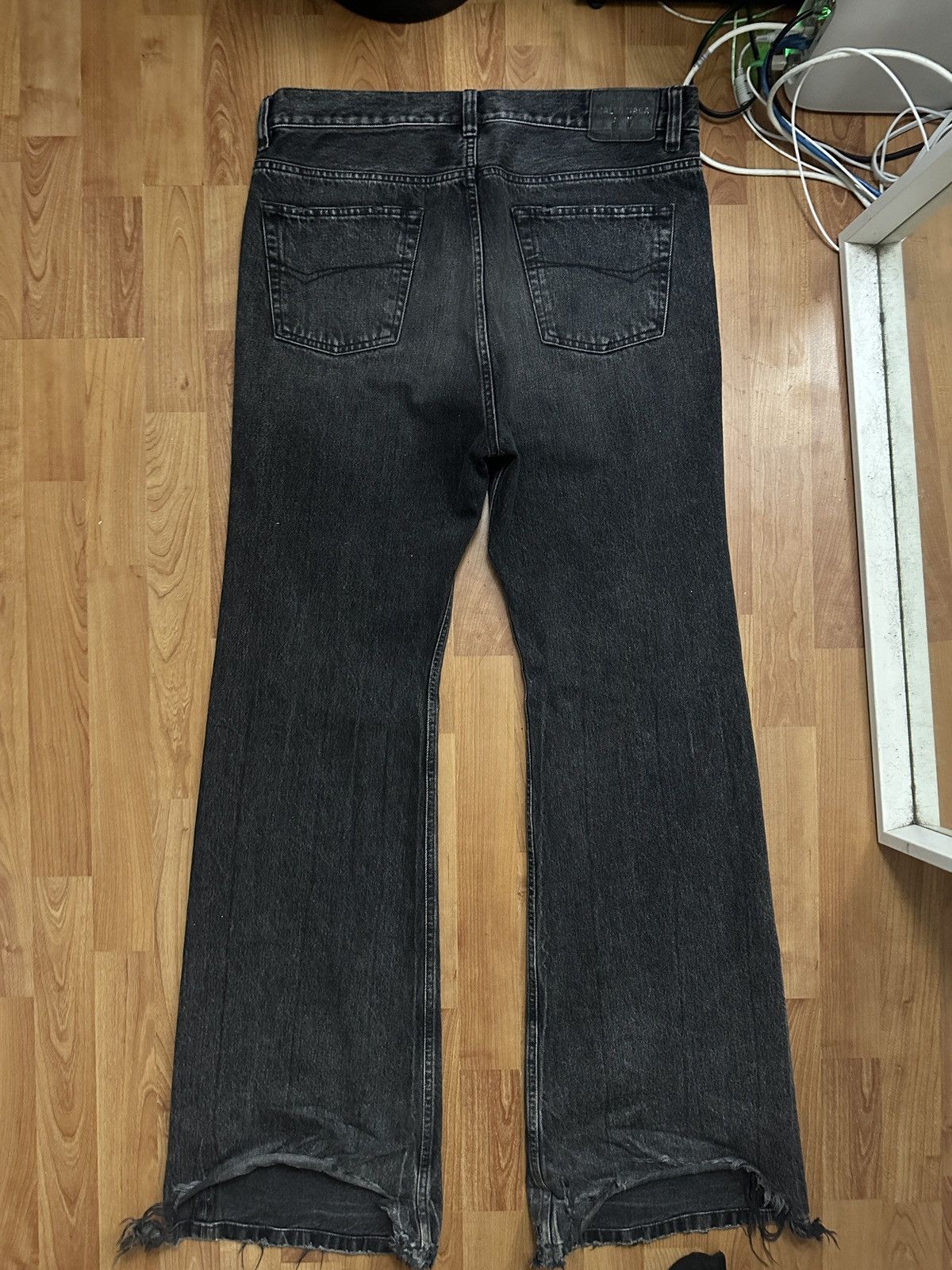 Balenciaga Balenciaga Lost Tape Flared Jeans FW22 Size US 34 / EU 50 - 2 Thumbnail