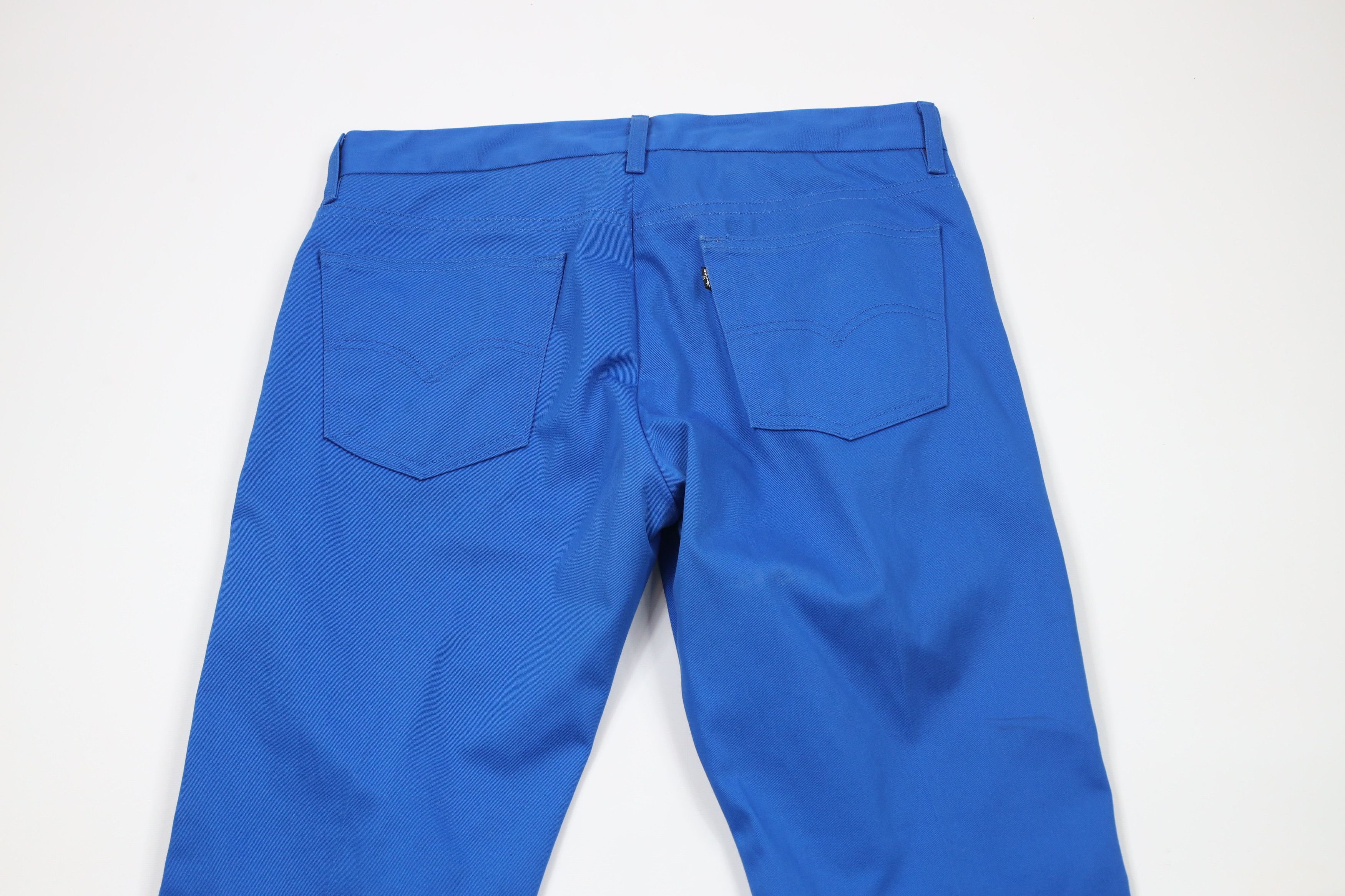 Levi's × Vintage Vintage Y2K Levis 513 Sta Prest Slim Straight Leg Jeans Blue Size US 34 / EU 50 - 12 Thumbnail