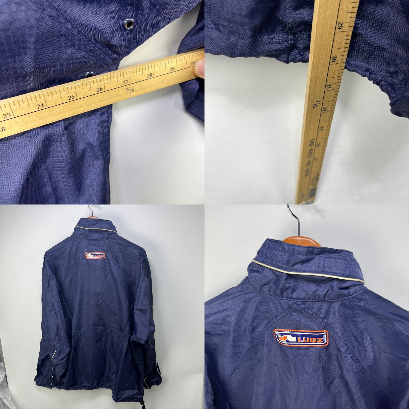 Polo Ralph Lauren VINTAGE Lugz Baggy Windbreaker Jacket M Blue Polo Ralph Lauren Vest Puffer Jacket Men Boy? Size US M / EU 48-50 / 2 - 8 Thumbnail