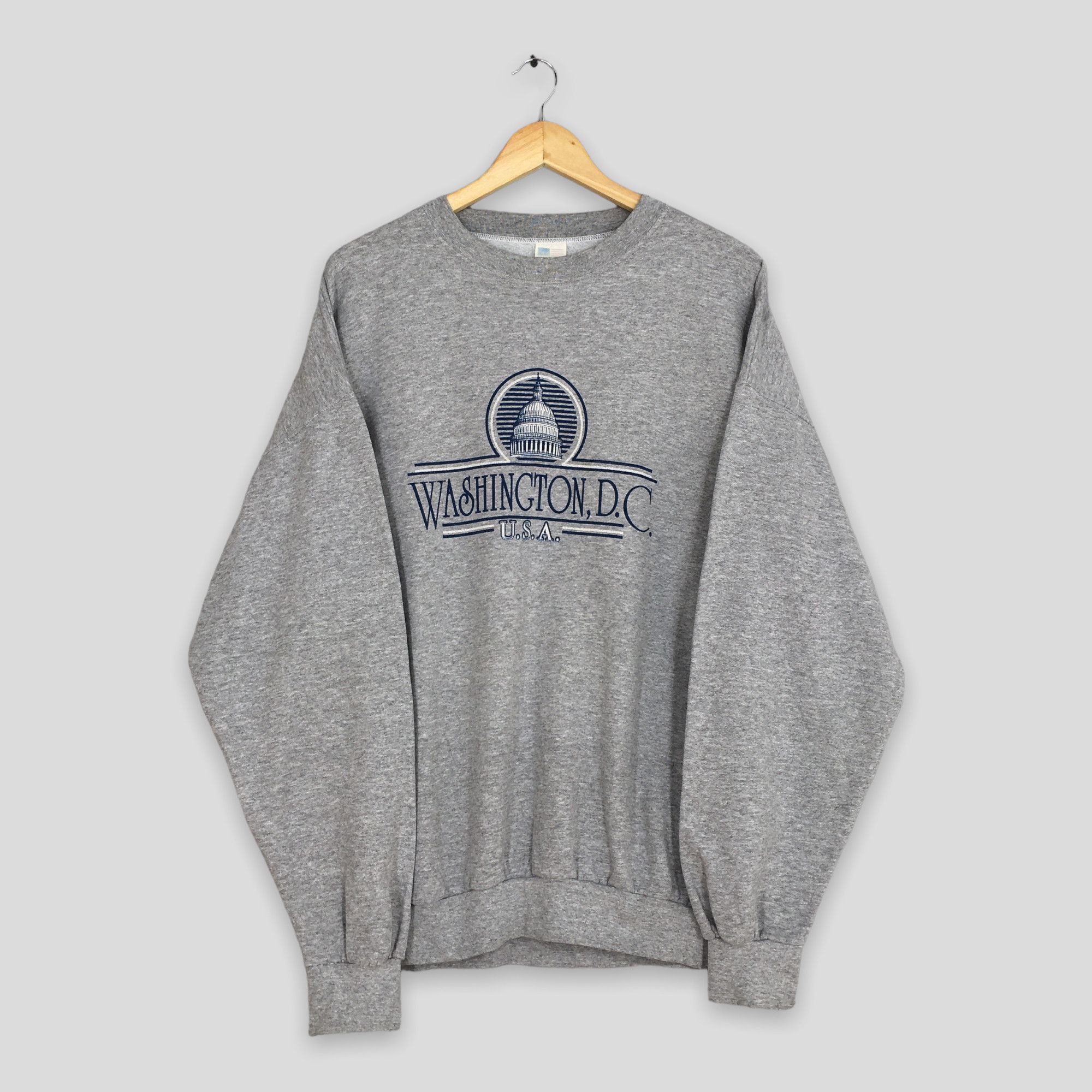 DC Vintage 90s Washington DC White House Sweatshirts XLarge Size US XL / EU 56 / 4 - 1 Thumbnail