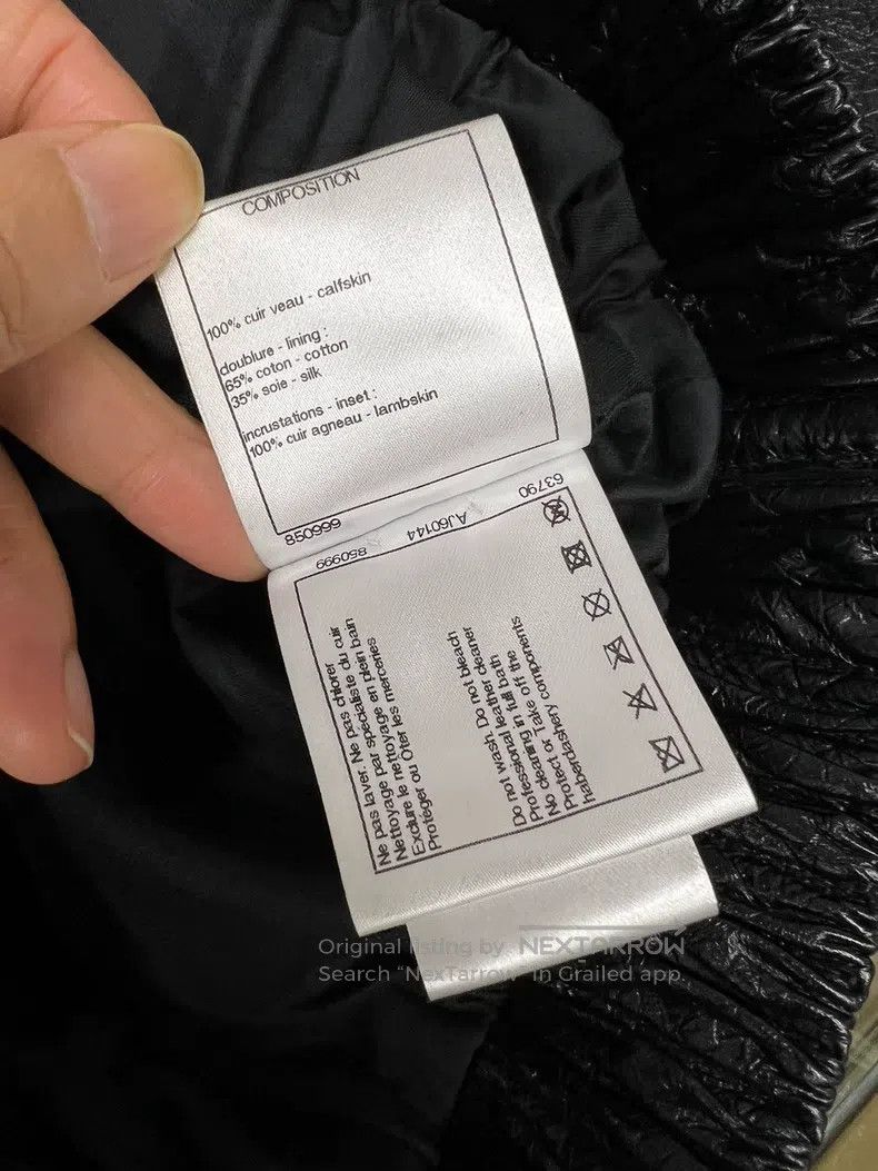 Chanel Chanel Black medium-sleeved short leather jacket Size XS / US 0-2 / IT 36-38 - 6 Thumbnail