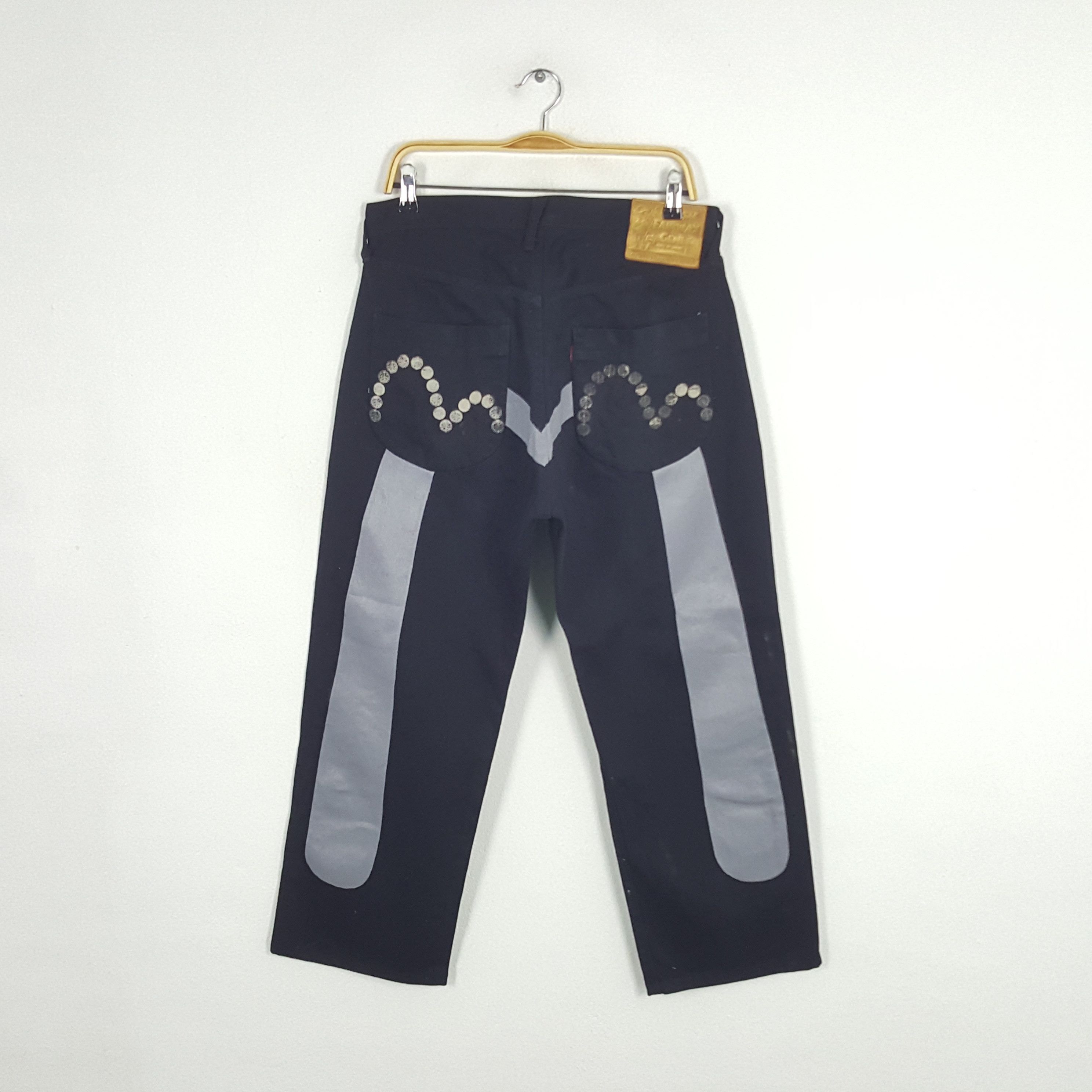 Japanese Brand × Vintage Vintage Evisu Japanese Brand Daicock Custom Art Pants Size US 32 / EU 48 - 1 Thumbnail