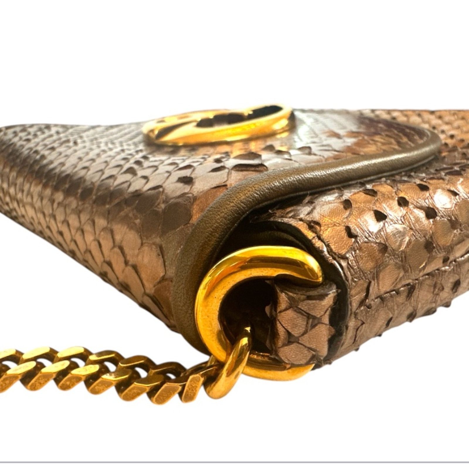 Gucci Gucci 1973 Python Crossbody Bag Physical COA included Size ONE SIZE - 4 Thumbnail
