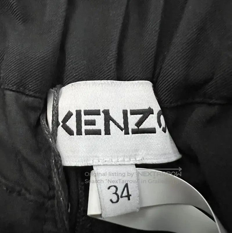Kenzo Kenzo Summer Black Cotton Casual Pants . Size US 32 / EU 48 - 3 Thumbnail