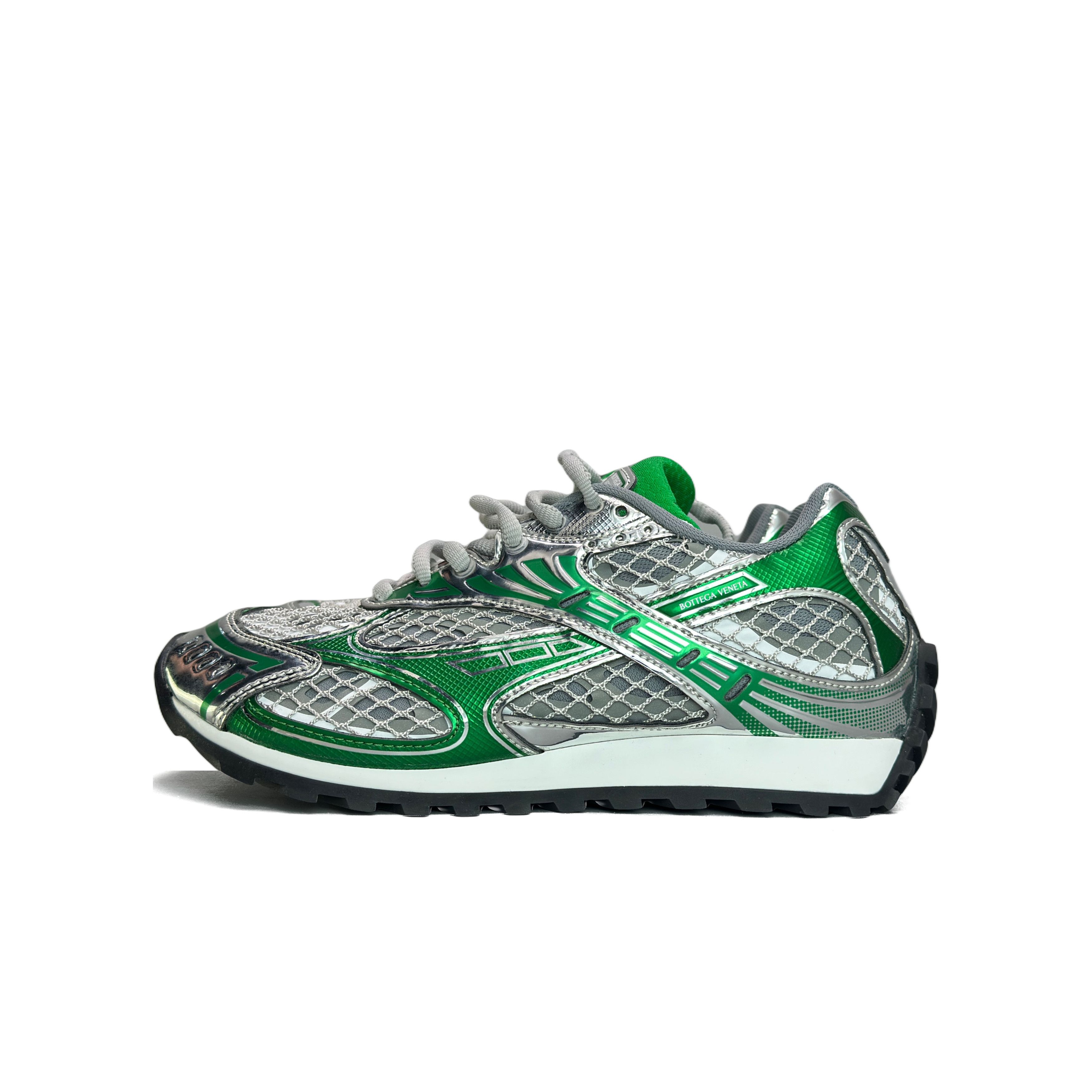 Bottega Veneta Bottega Veneta Orbit Low-Top Sneakers Green Size 36 Size US 6 / IT 36 - 1 Thumbnail
