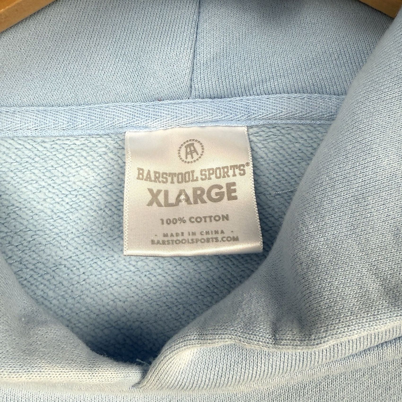 Vintage Barstool Sports Hoodie Mens XL Blue Pullover Hooded Sweatshirt Size US XL / EU 56 / 4 - 5 Thumbnail