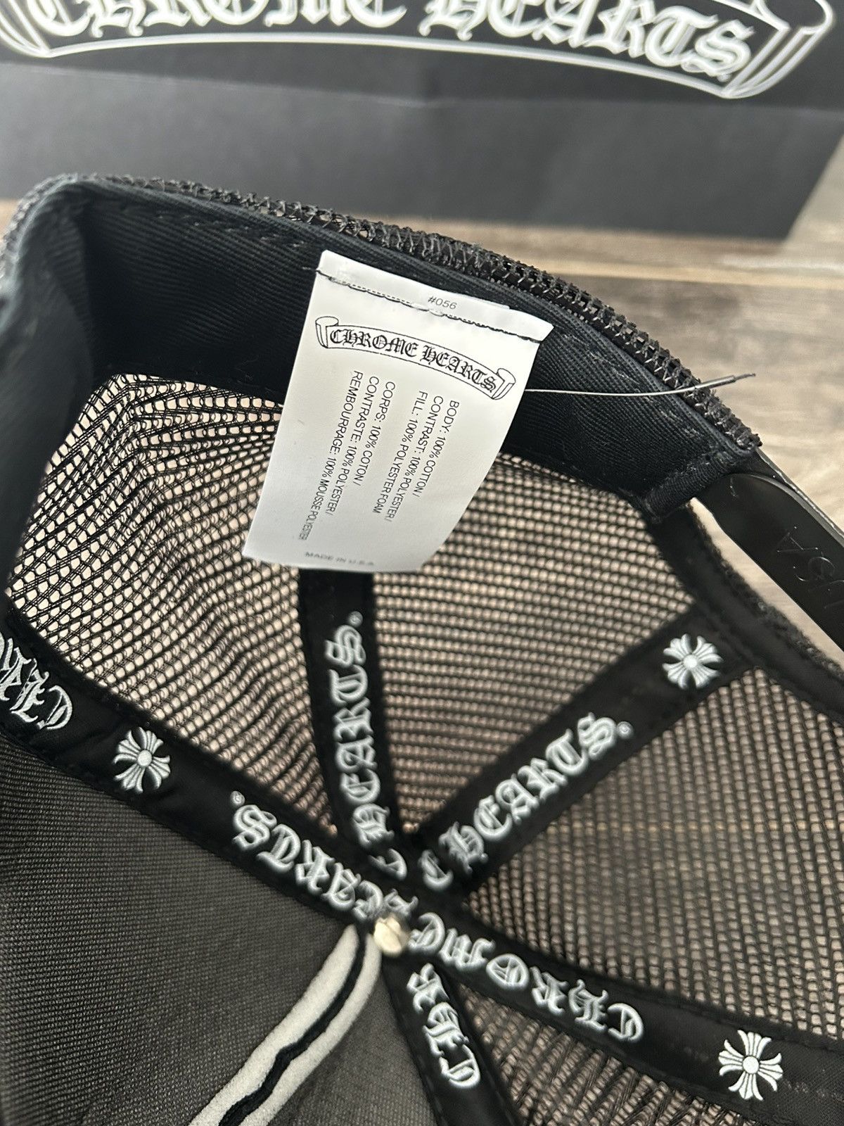 Chrome Hearts Chrome Hearts NYC Trucker Hat Size ONE SIZE - 3 Thumbnail