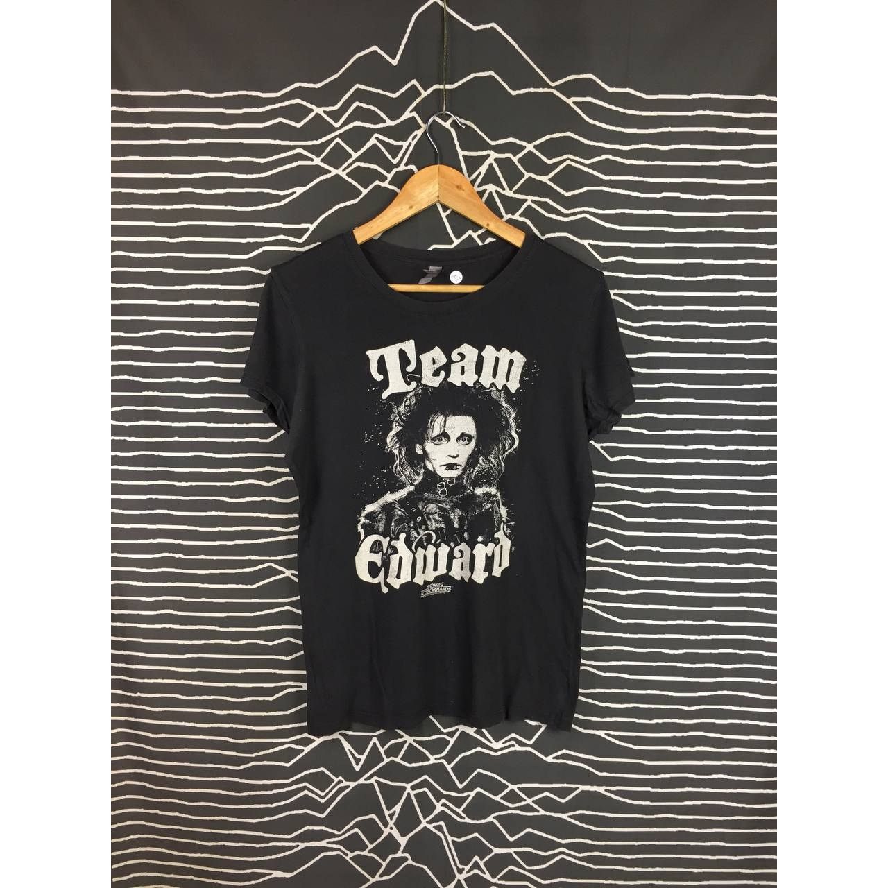 Vintage Edward Scissorhands Johnny Depp Movie Team Edward Tee Size L / US 10 / IT 46 - 2 Thumbnail