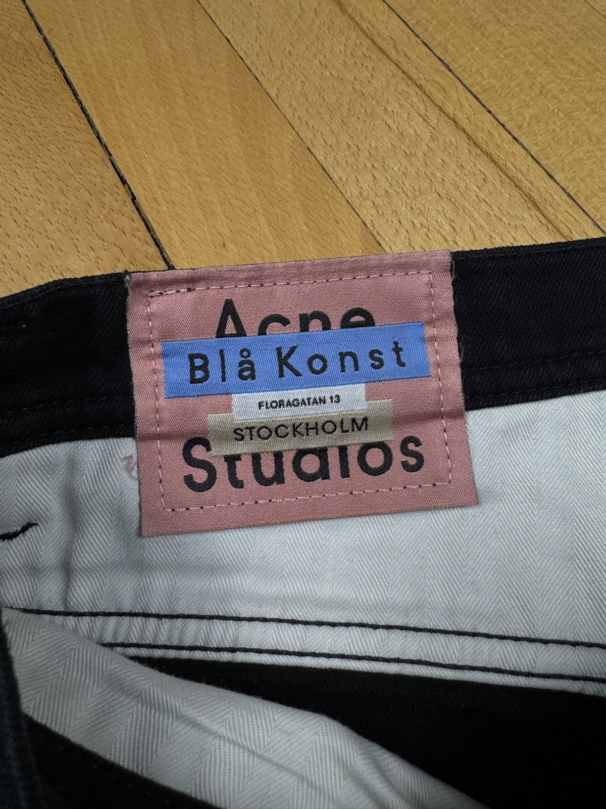 Acne Studios Acne Studios River Stay Black Pants Size US 32 / EU 48 - 3 Thumbnail