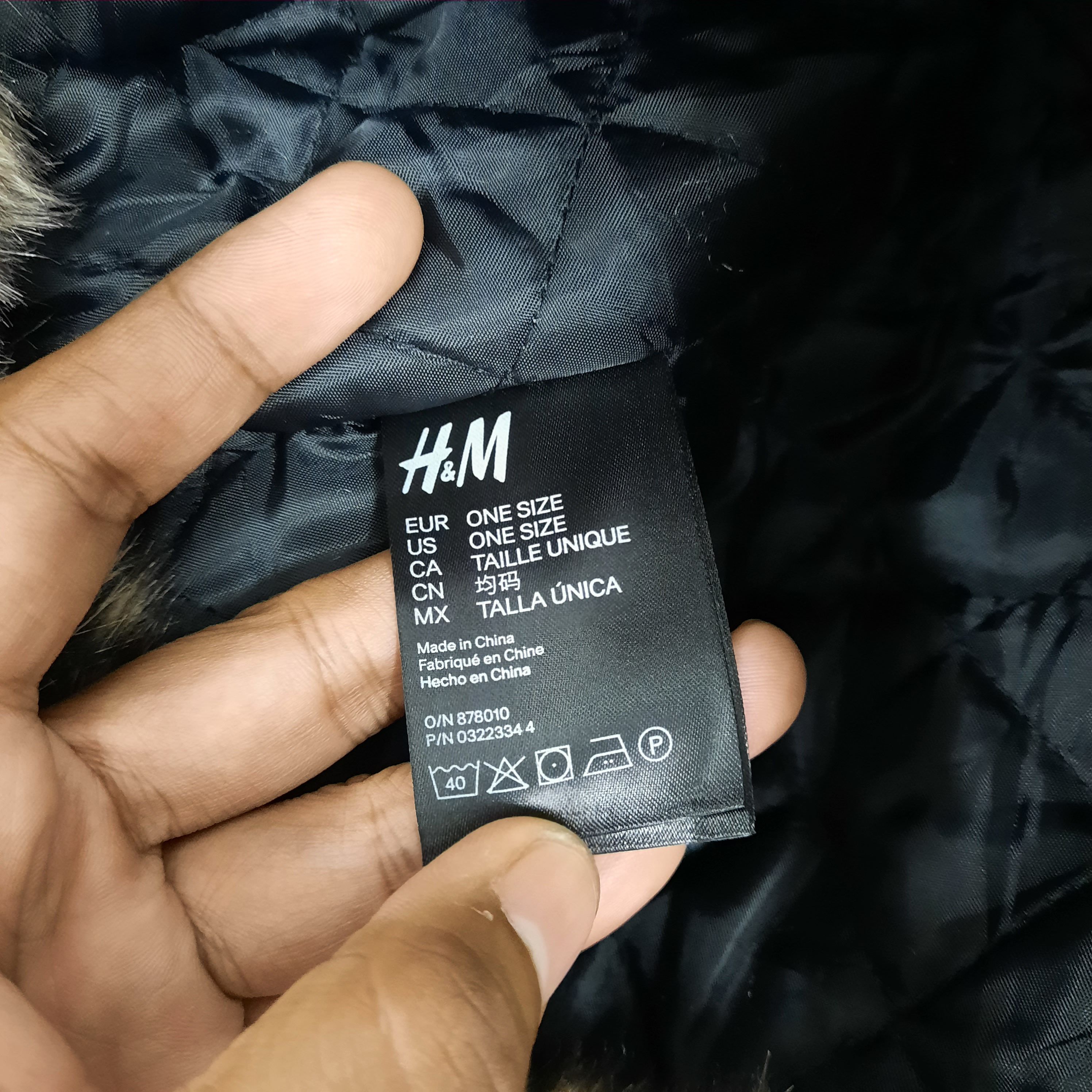 Japanese Brand ❄️ H&m flying style black trapper hat Size ONE SIZE - 4 Thumbnail
