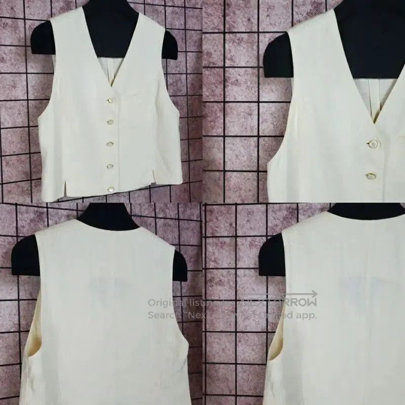 Dior Dior Beige Summer Logo Sleeveless Cardigan . Size M / US 6-8 / IT 42-44 - 2 Thumbnail