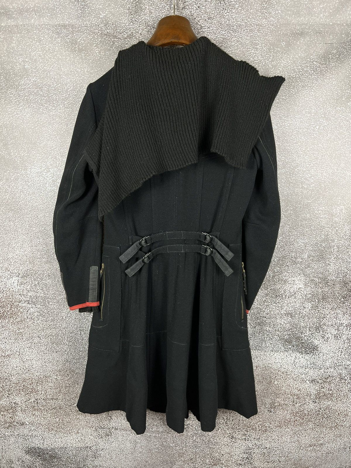 Marithe + Francois Girbaud Marithe + Francouis Girbaud wool avant-garde coat goth y2k Size M / US 6-8 / IT 42-44 - 5 Thumbnail