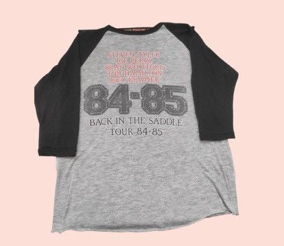 Other Vtg Aerosmith 84/85 Raglan Shirt Size US M / EU 48-50 / 2 - 2 Thumbnail