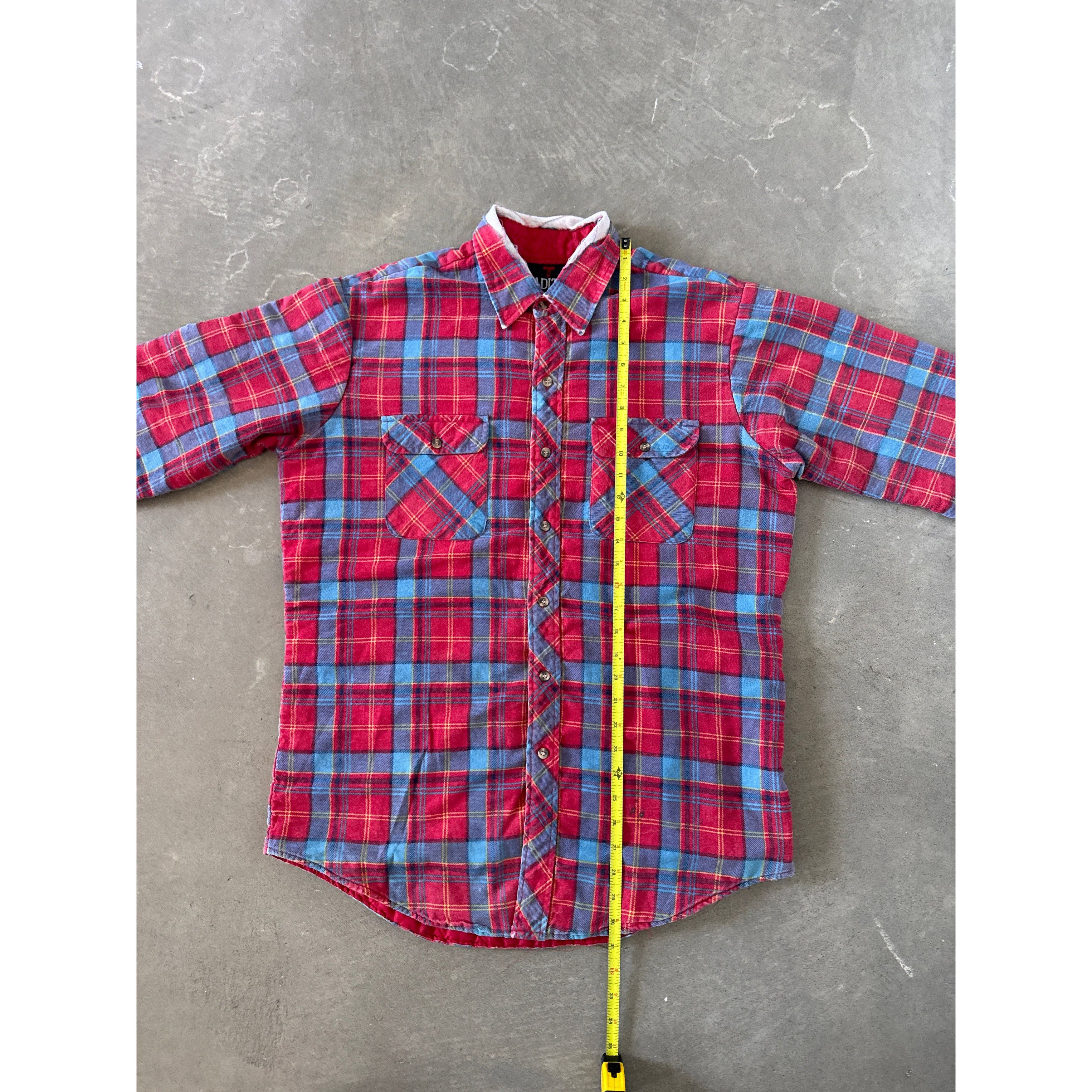 Vintage Vintage 90s Tradition Distressed Plaid Quilted Lined Flannel Size US M / EU 48-50 / 2 - 6 Thumbnail