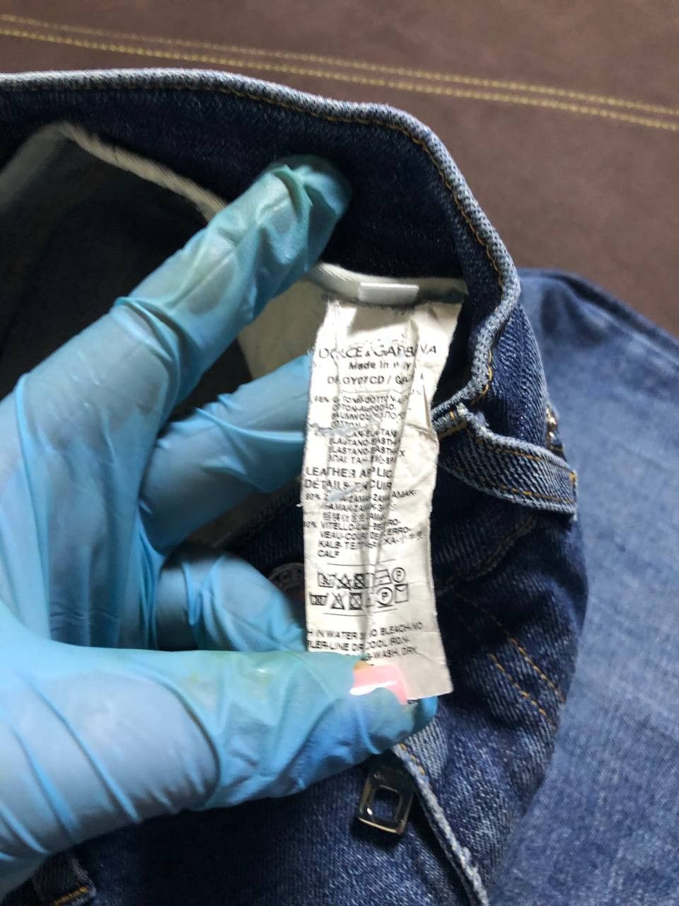 Dolce & Gabbana DOLCE & GABBANA Indigo Distressed Denim Button Fly jeans Size US 30 / EU 46 - 2 Thumbnail