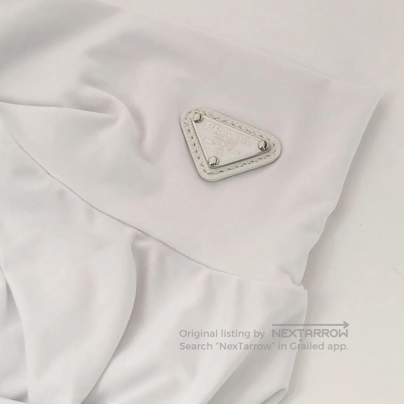Prada Prada White Turtleneck Long Sleeve Top . Size M / US 6-8 / IT 42-44 - 3 Thumbnail