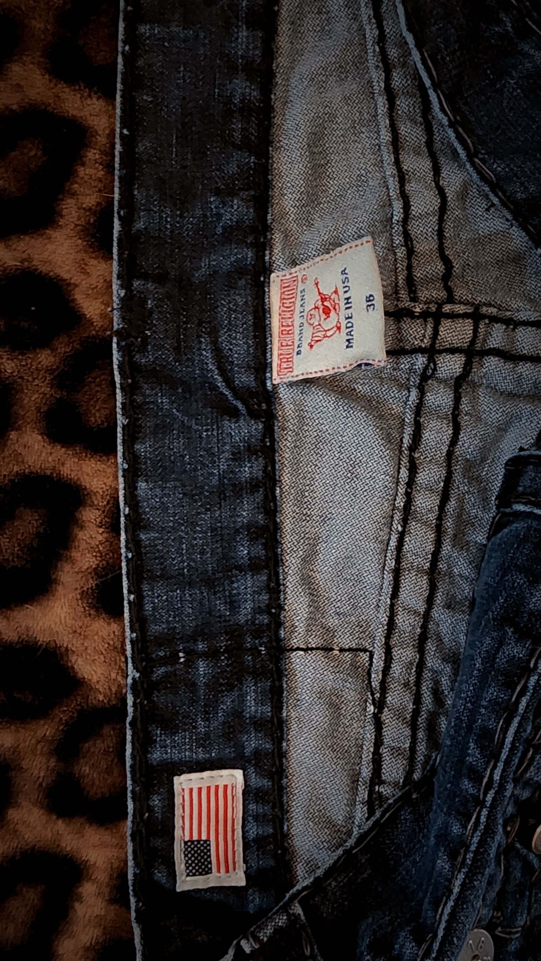 True Religion True Religion Super T Vintage Jeans Size US 36 / EU 52 - 12 Thumbnail