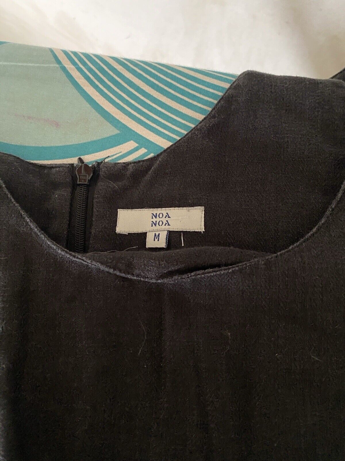 Vintage Noa Noa Linen Midi Dress Langenlook Size M Sk2424 Size M / US 6-8 / IT 42-44 - 4 Thumbnail