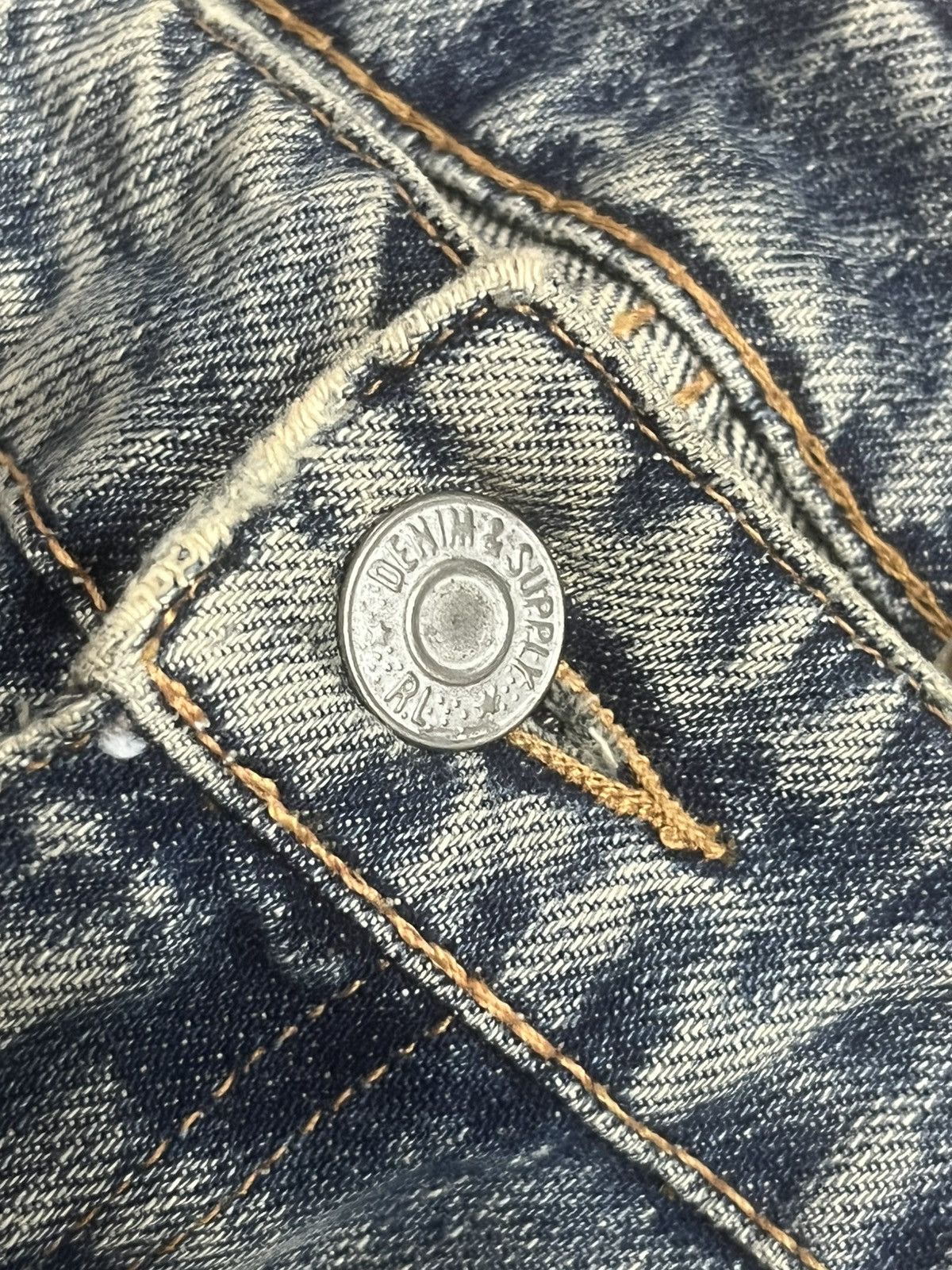 RRL Ralph Lauren Vintage Ralph Lauren Denim Destroyed Skinny Boyfriend Jeans Size 27" / US 4 / IT 40 - 5 Thumbnail